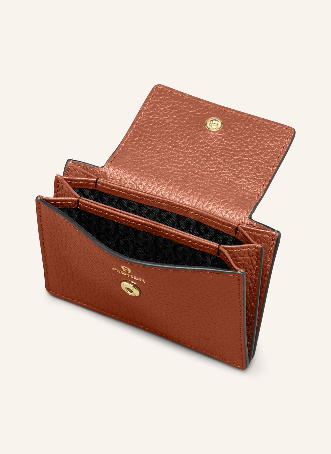AIGNER Kartenetui DELIA: BRAUN