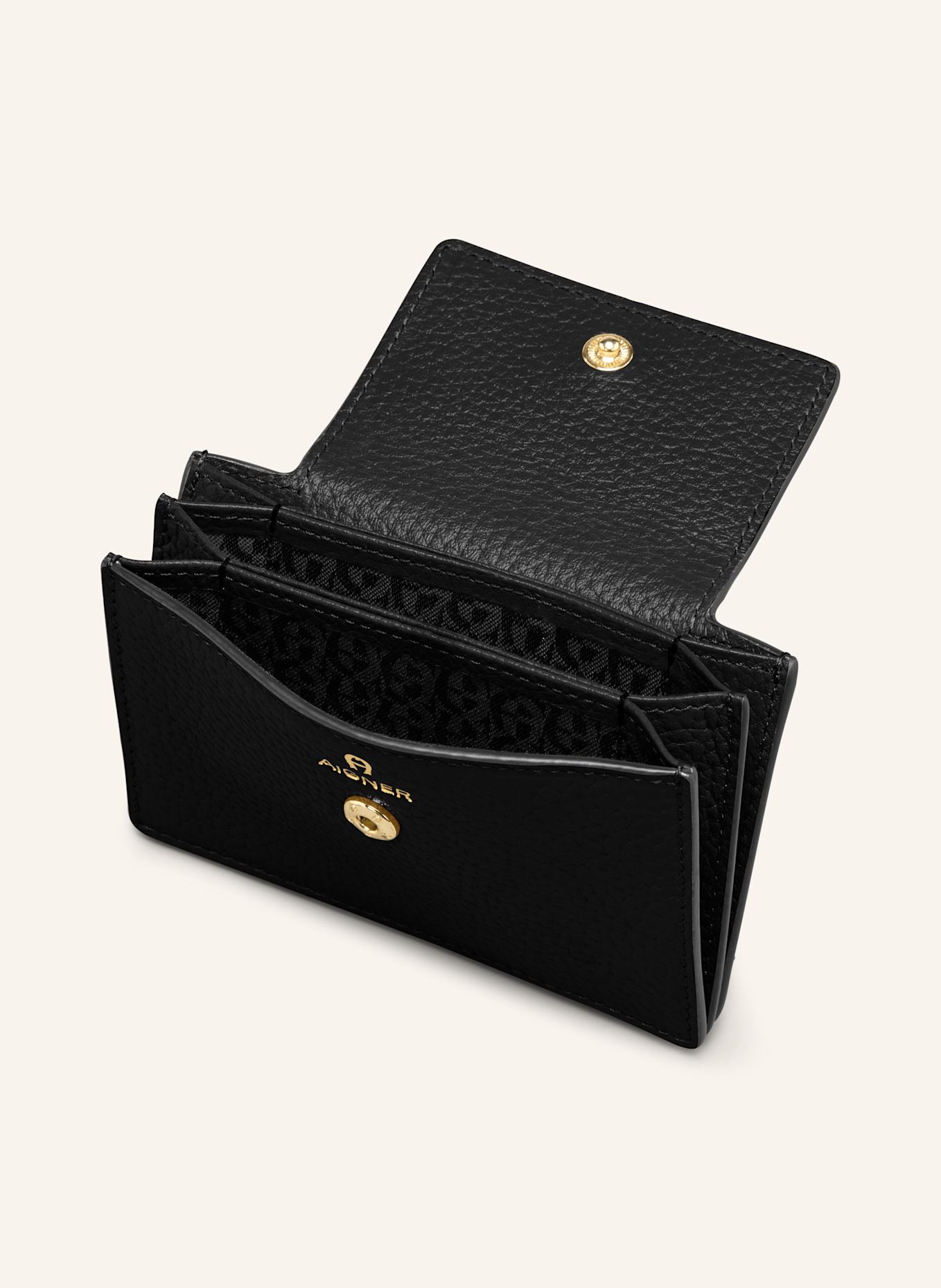AIGNER Kartenetui DELIA: SCHWARZ