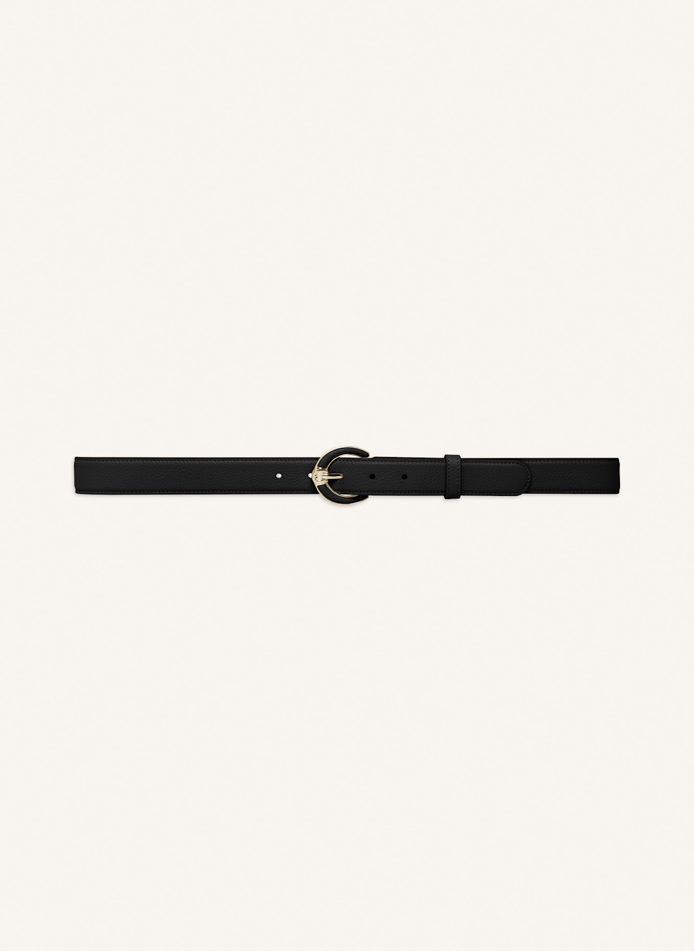 AIGNER Ledergürtel: SCHWARZ