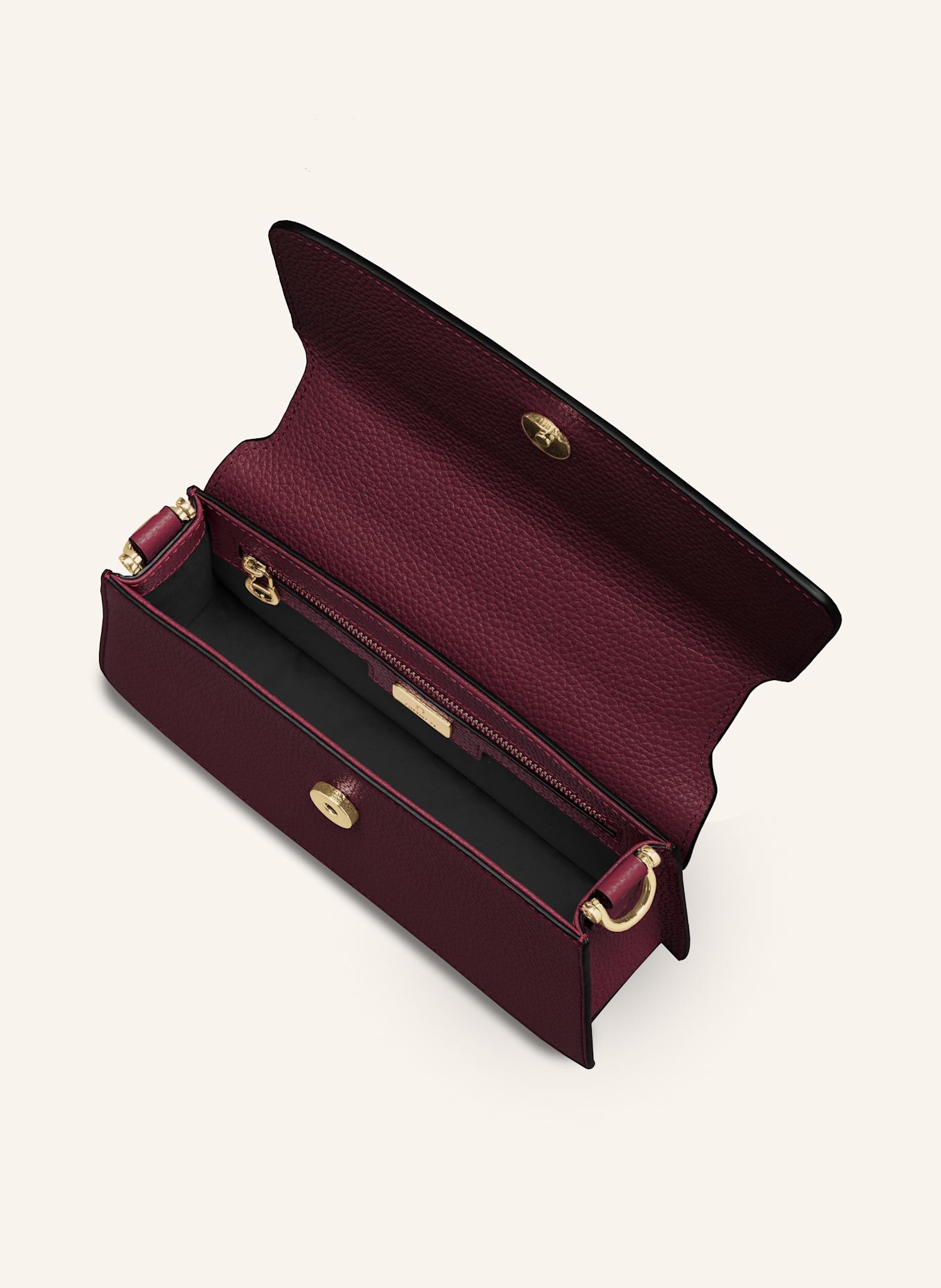 AIGNER Umhängetasche DELIA: DUNKELROT