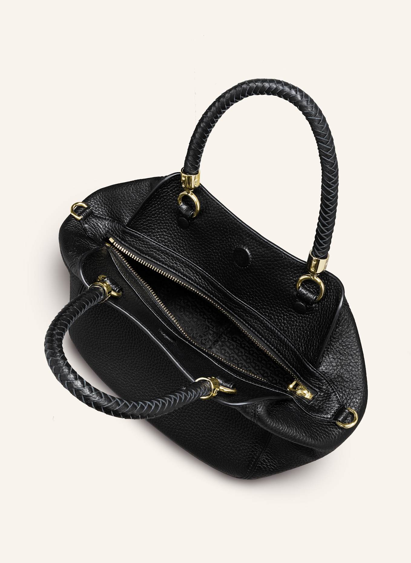 AIGNER Handtasche CARRE SOFT: SCHWARZ