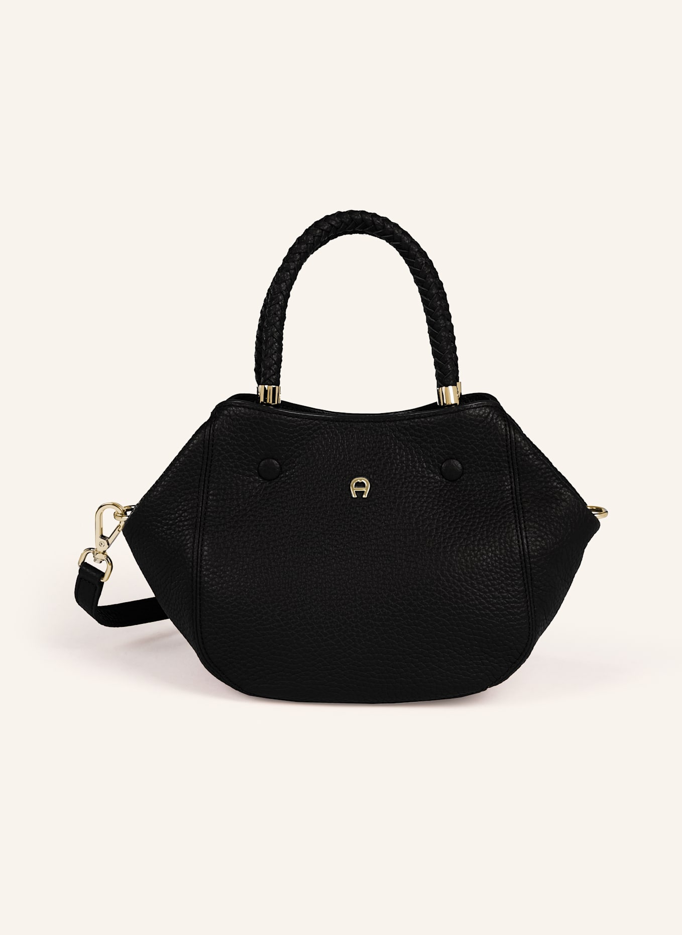 AIGNER Handtasche CARRE SOFT: SCHWARZ