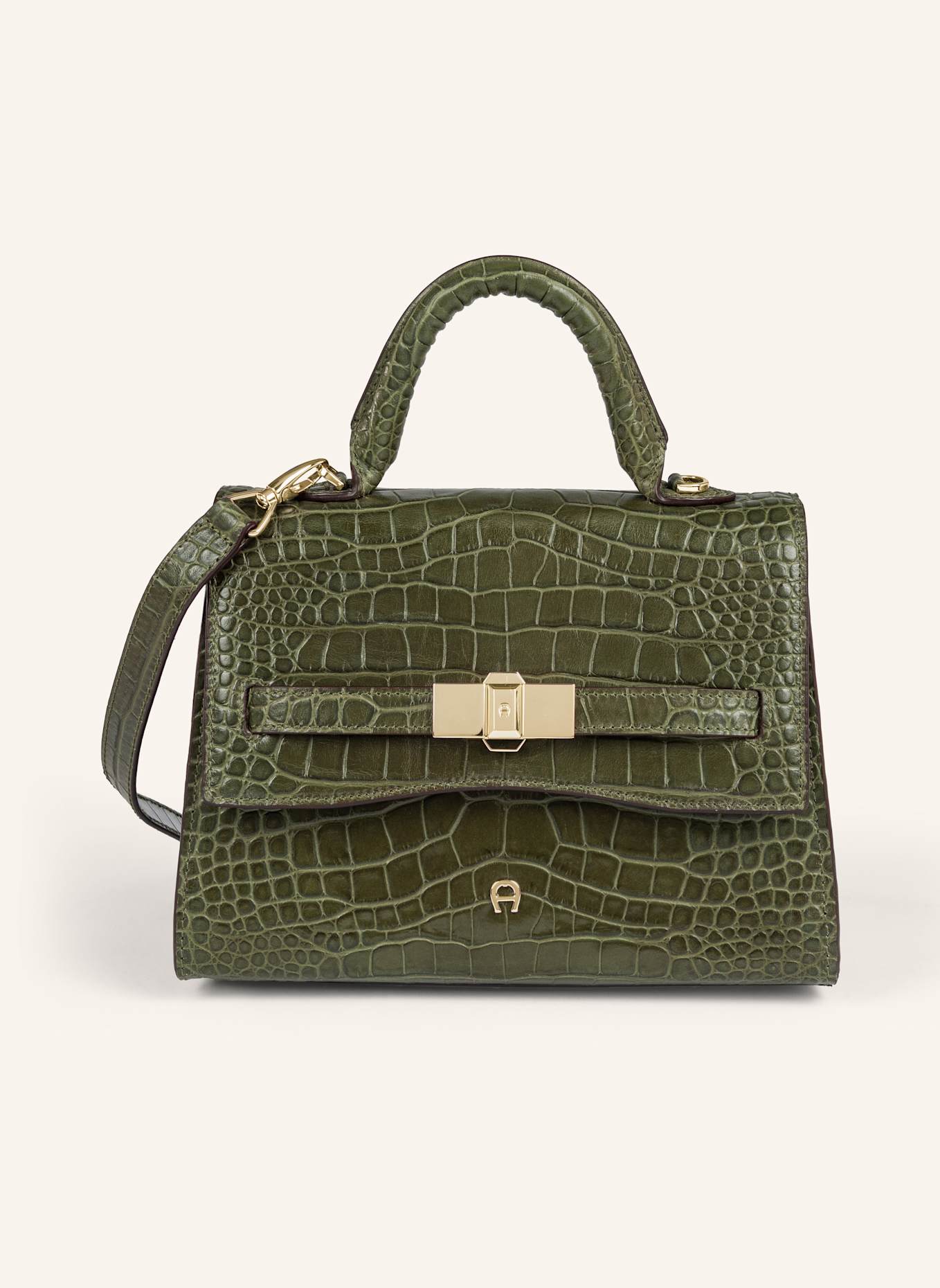 AIGNER Handtasche COCCODRILLO: DUNKELGRÜN