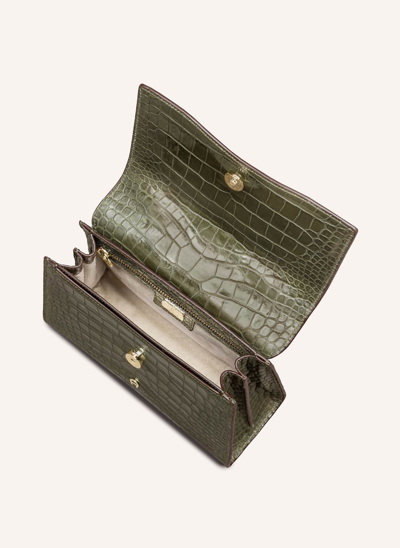 AIGNER Handtasche COCCODRILLO: DUNKELGRÜN