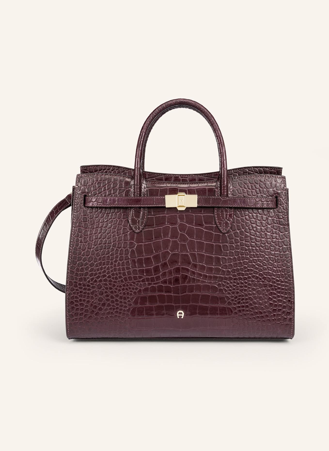 AIGNER Handtasche COCCODRILLO: DUNKELROT