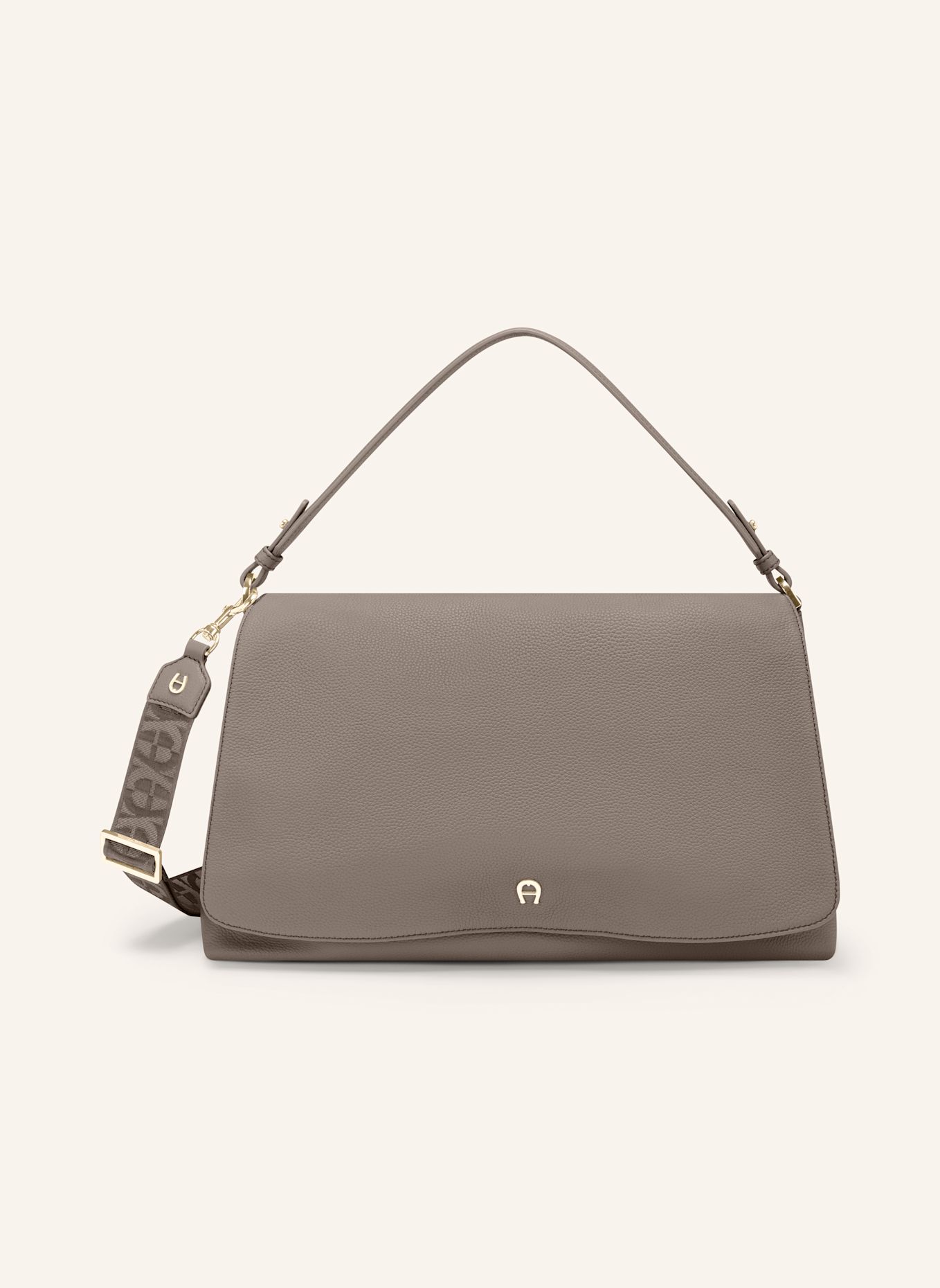 AIGNER Umhängetasche ZITA - STOFFRIEMEN: TAUPE