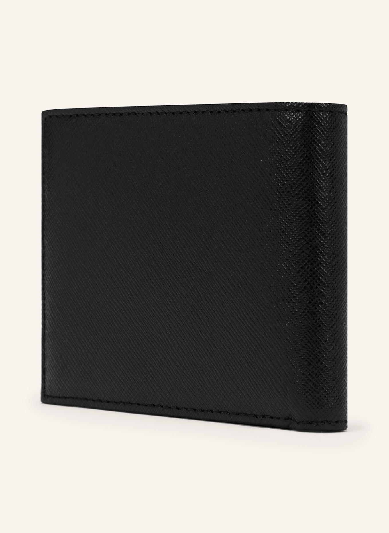 AIGNER Geldbörse SAFFIANO: SCHWARZ