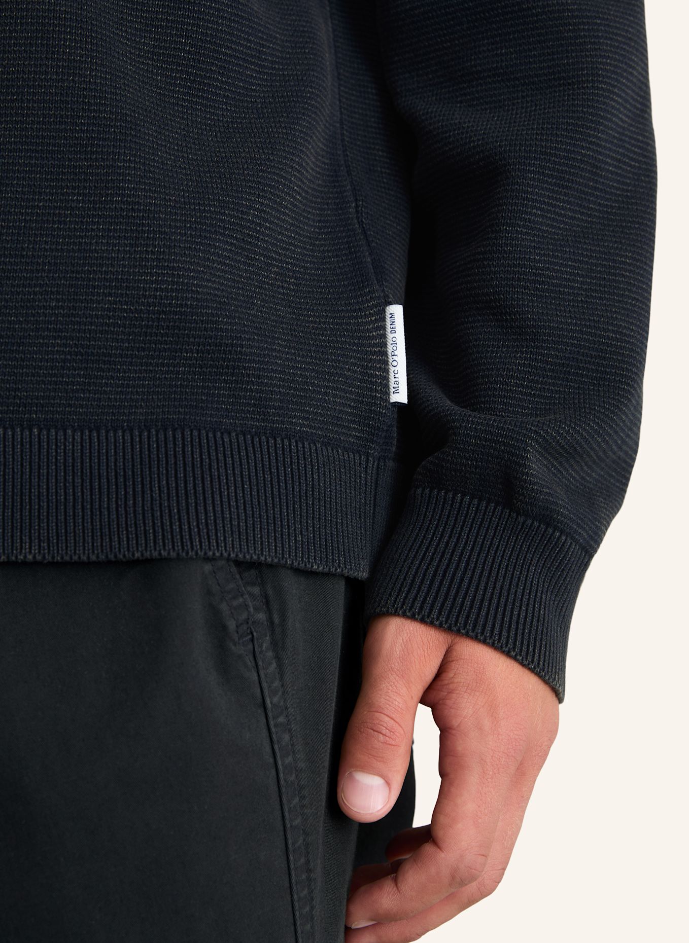 Marc O'Polo DENIM Pullover: DUNKELBLAU