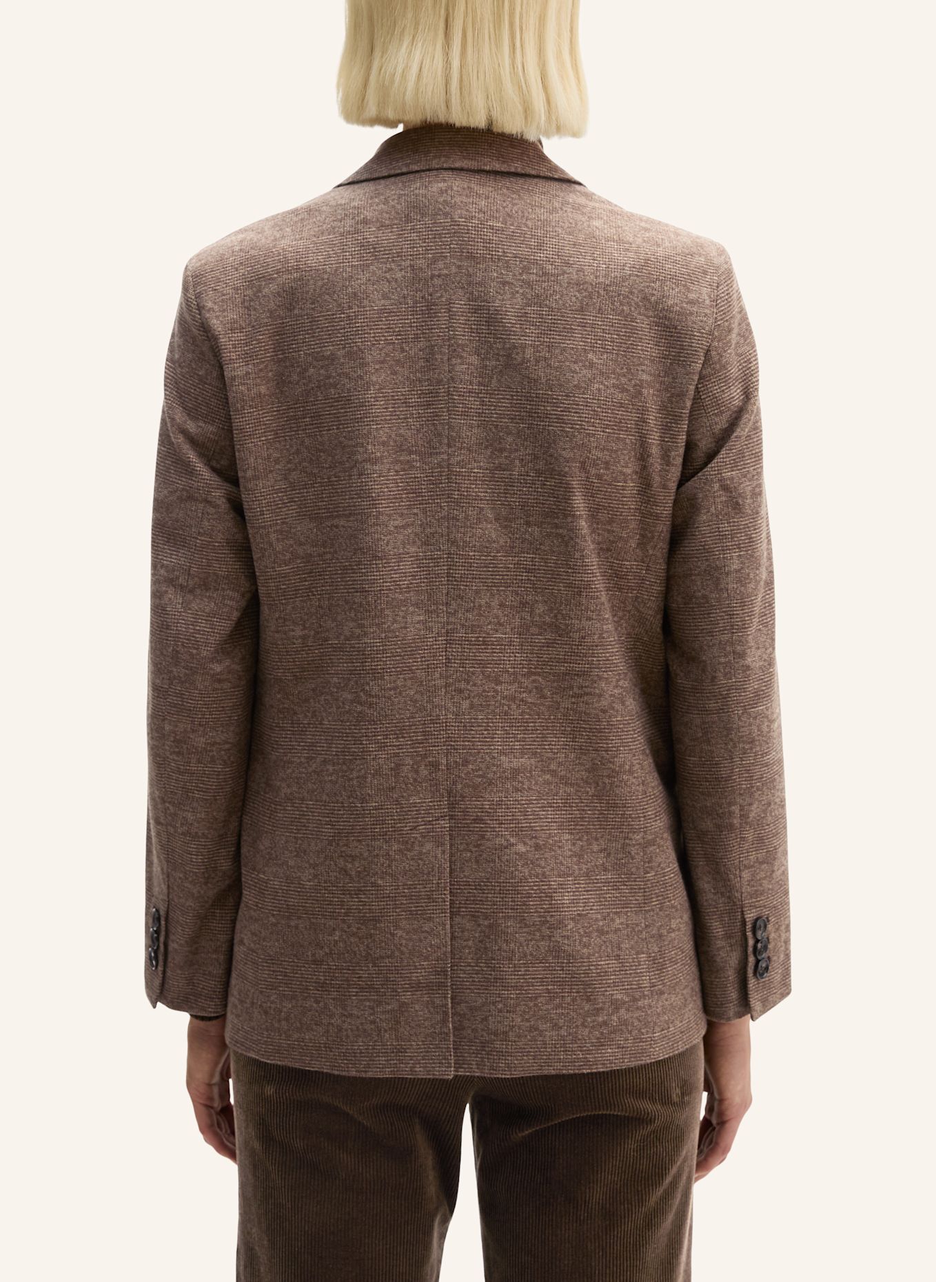 Marc O'Polo Glencheck-Blazer regular: BRAUN