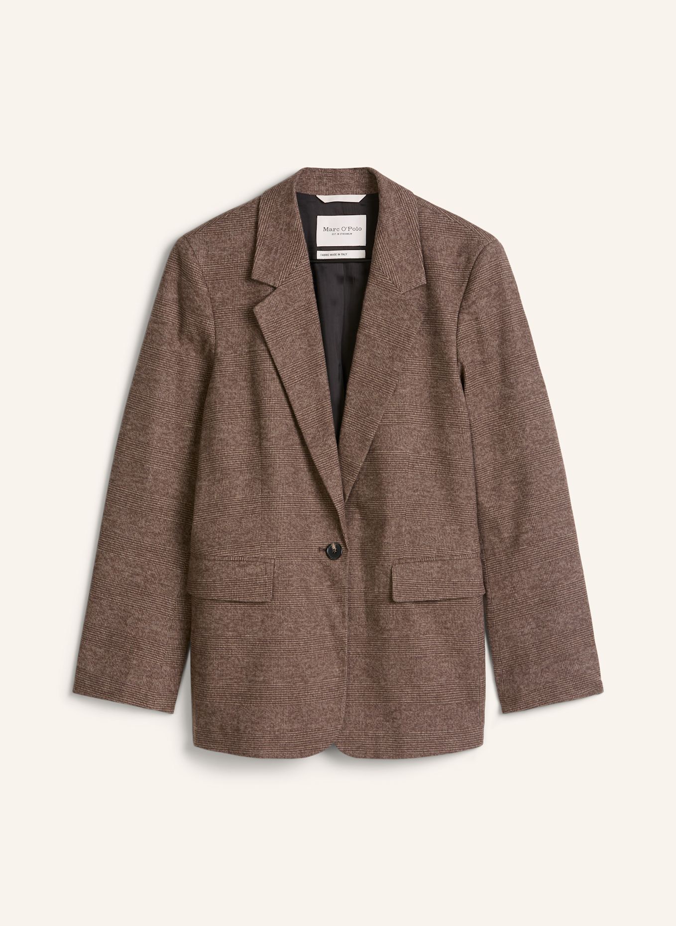 Marc O'Polo Glencheck-Blazer regular: BRAUN