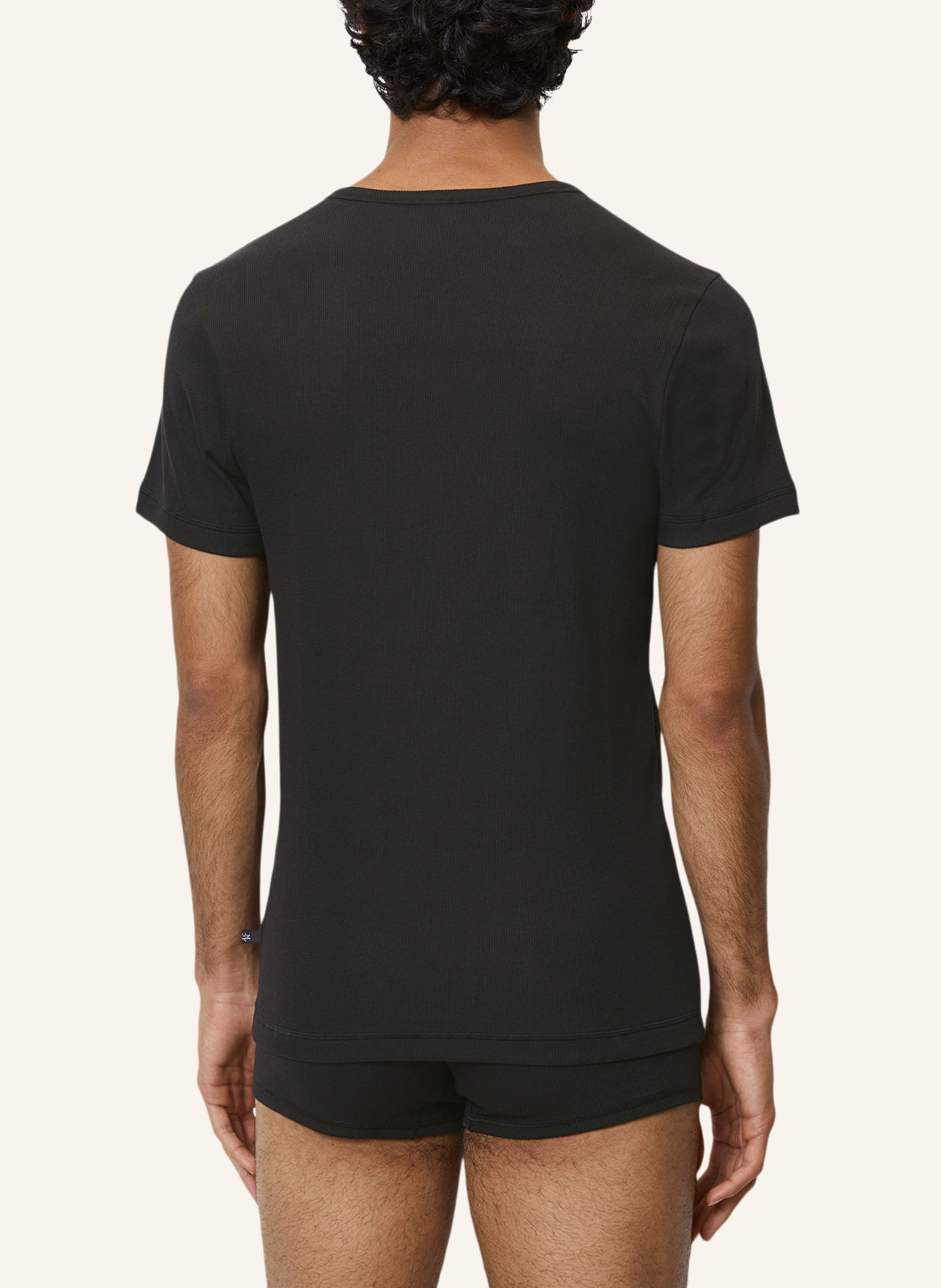 Marc O'Polo 2er-Pack Lounge-Shirts: SCHWARZ