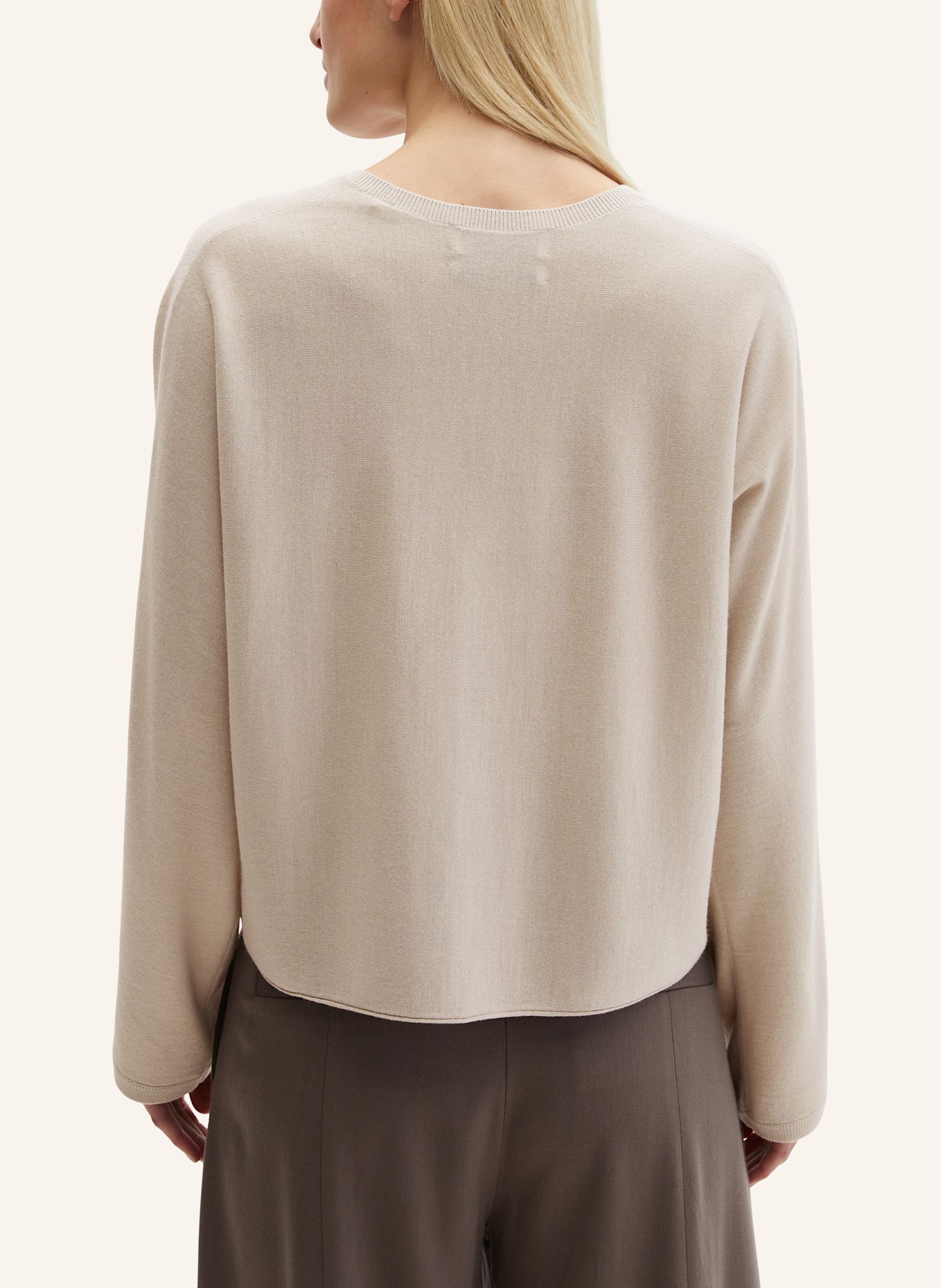 Marc O'Polo V-Neck-Pullover: HELLGRAU