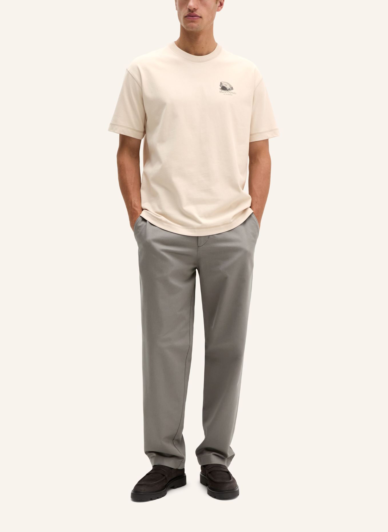 Marc O'Polo T-Shirt: CREME