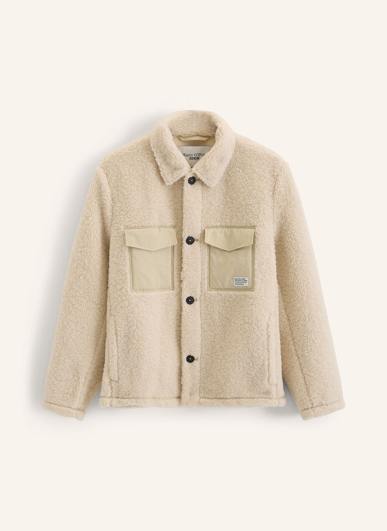 Marc O'Polo DENIM Teddyfelljacke: BEIGE