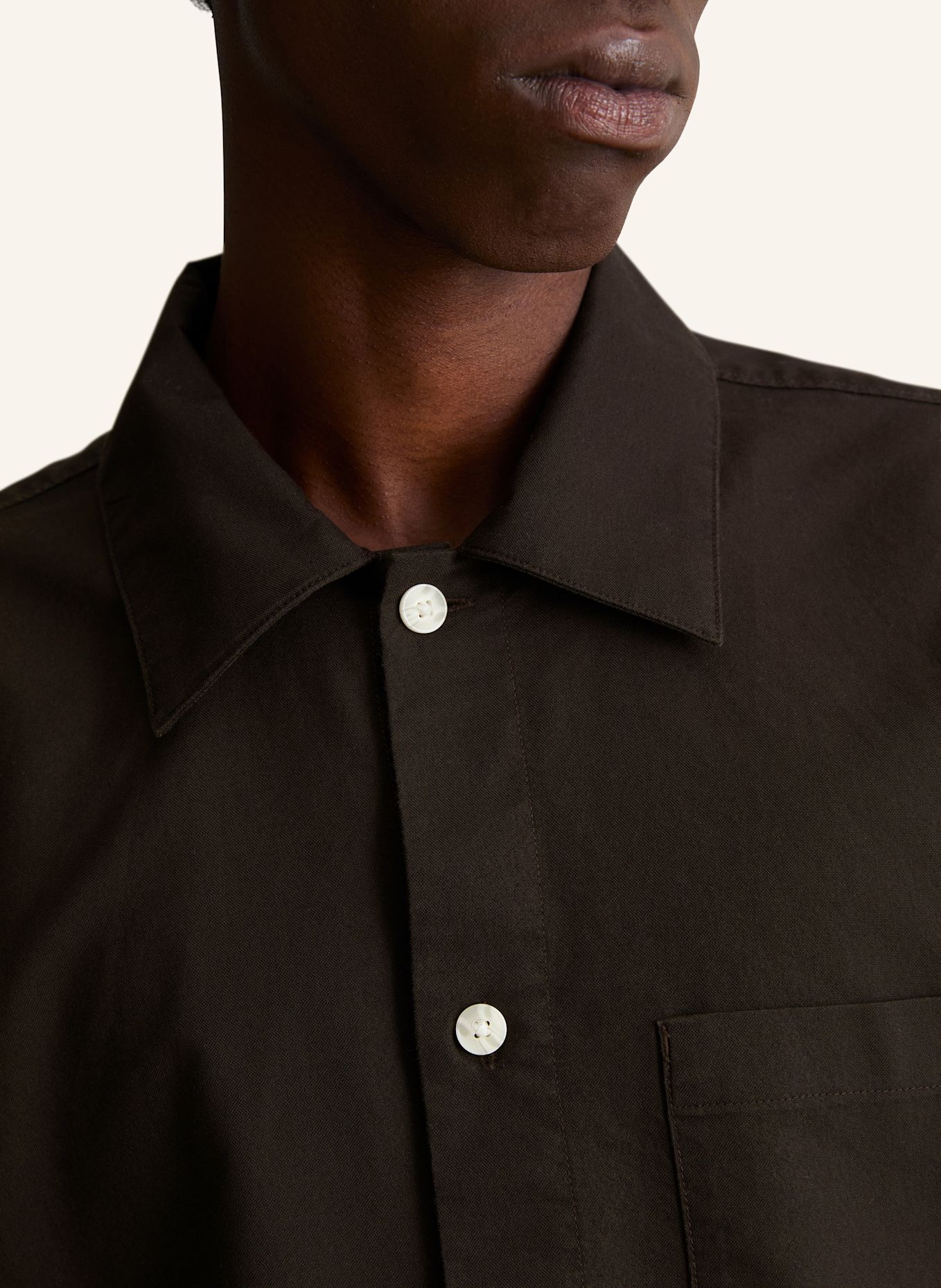 Marc O'Polo DENIM Hemd: DUNKELBRAUN