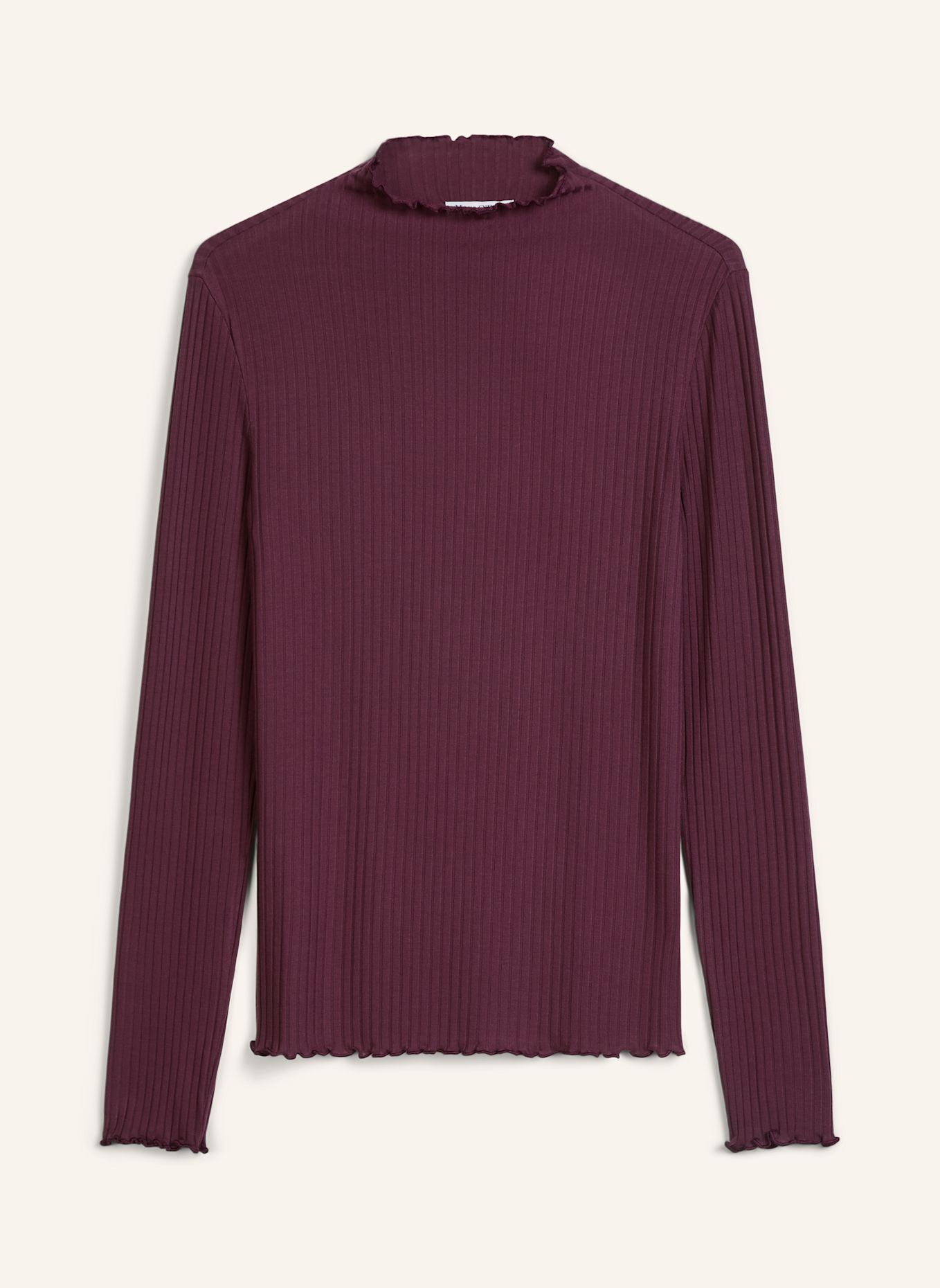 Marc O'Polo DENIM Ripp-Longsleeve: HELLROT