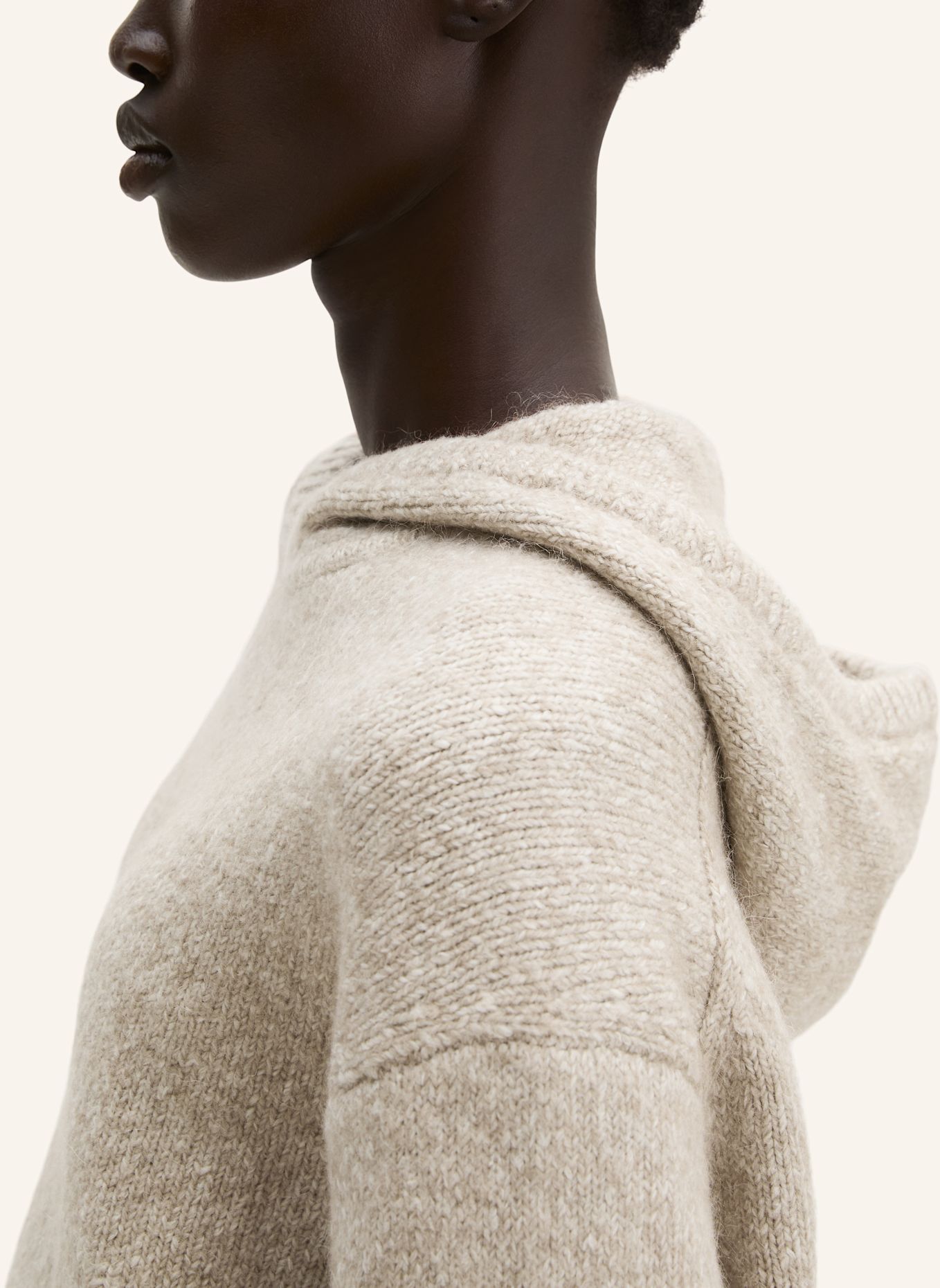 Marc O'Polo Kapuzen-Pullover: BRAUN