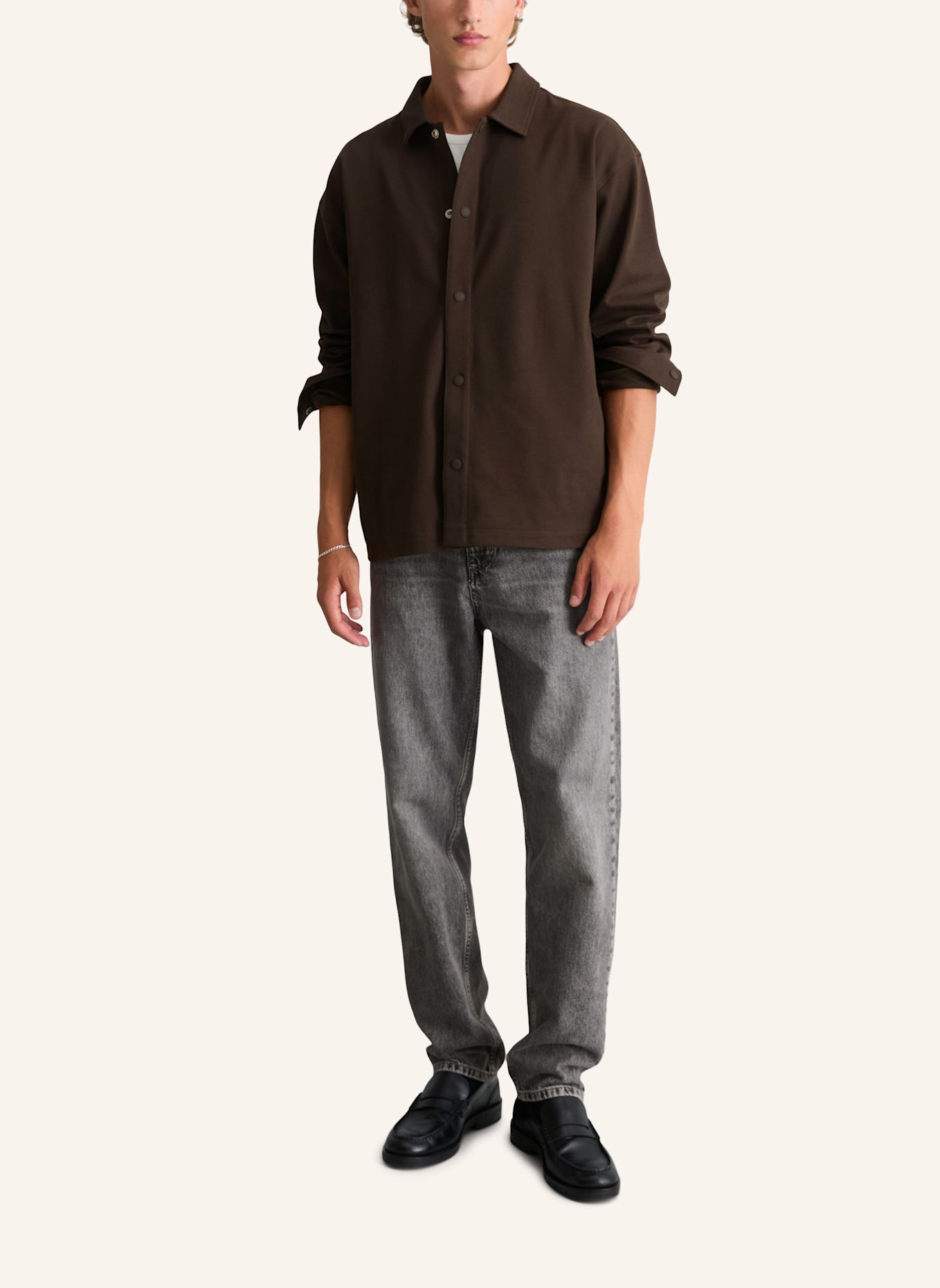 Marc O'Polo DENIM Overshirt: BRAUN