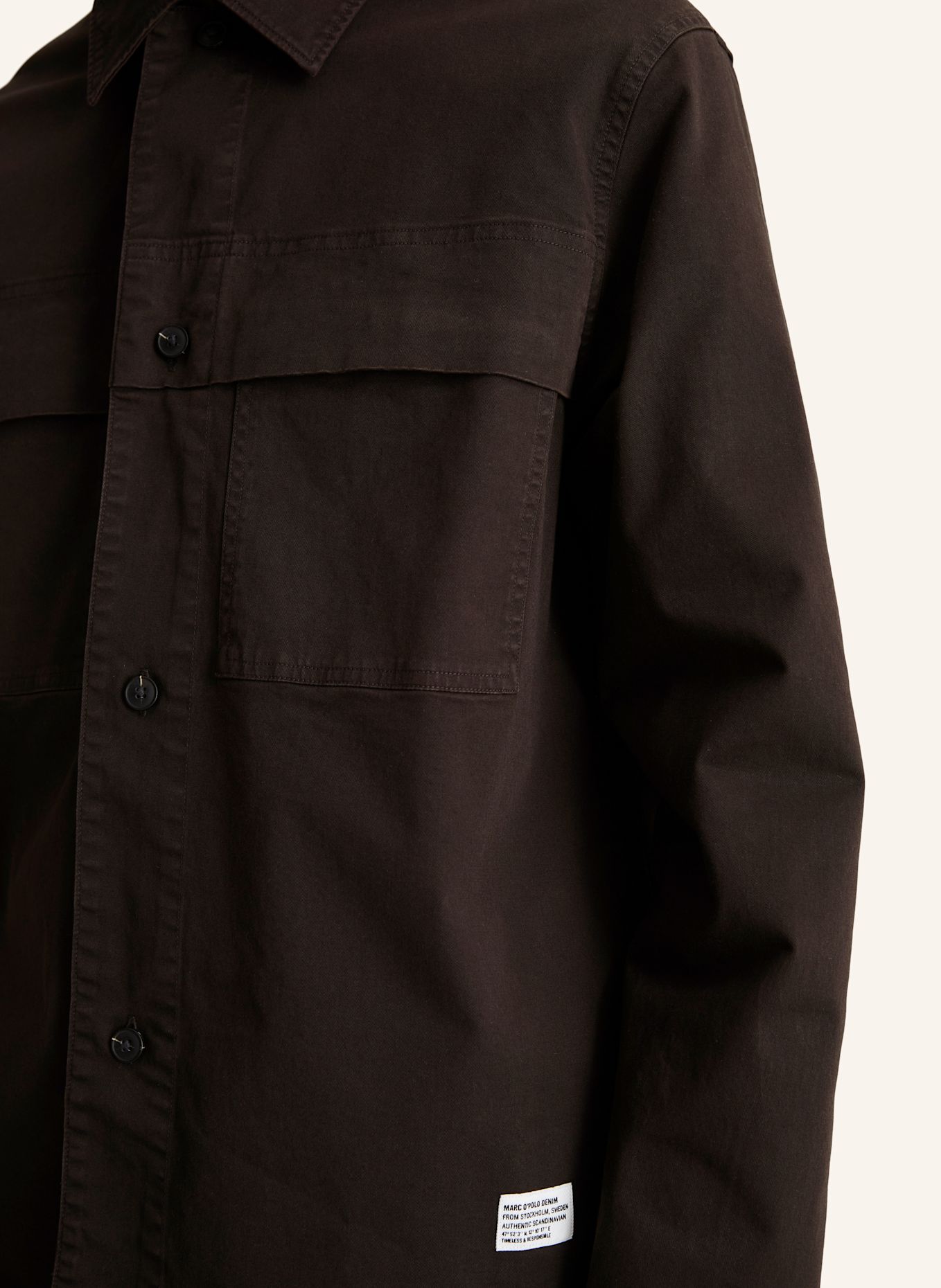 Marc O'Polo DENIM Overshirt: BRAUN