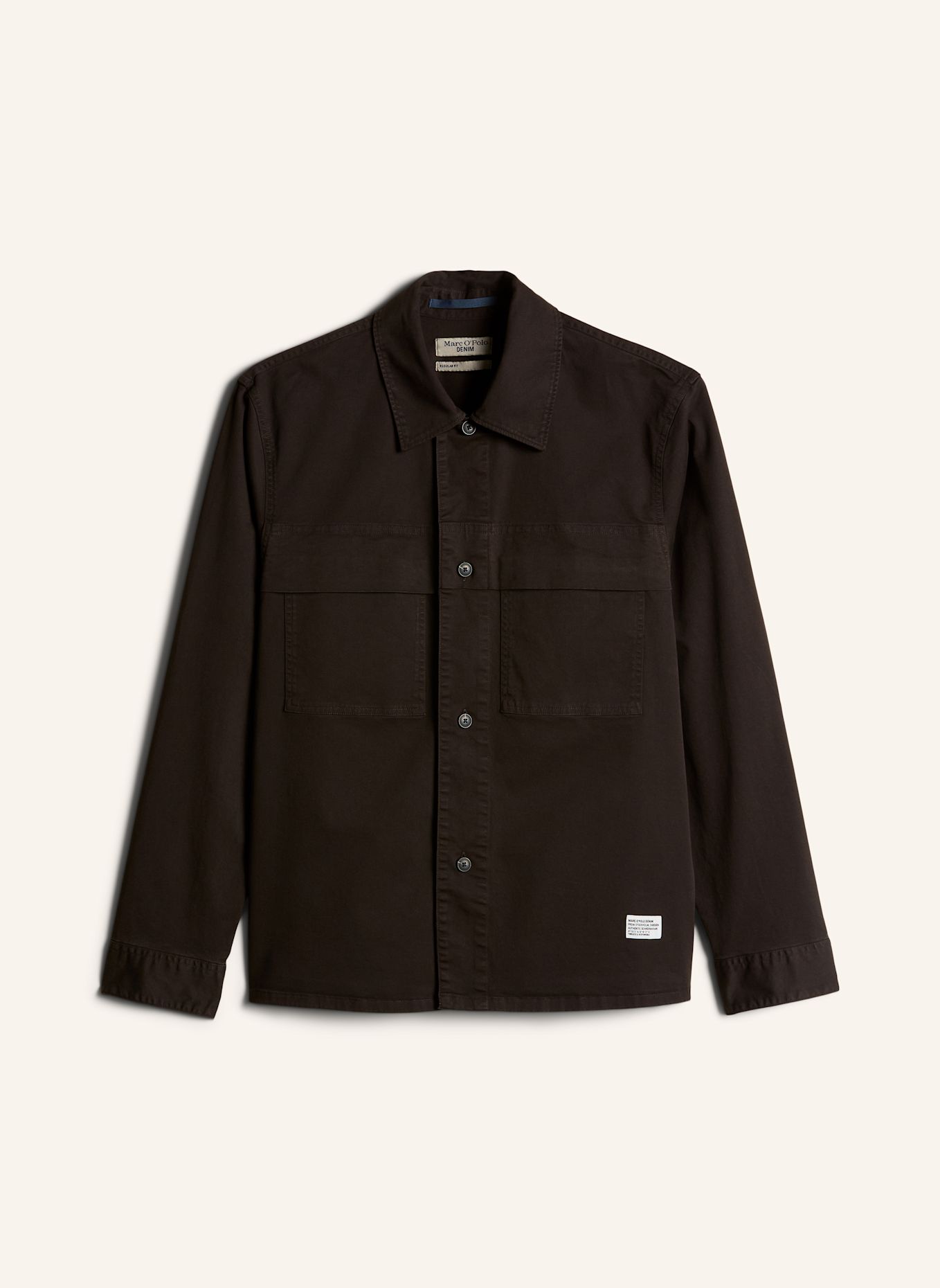 Marc O'Polo DENIM Overshirt: BRAUN