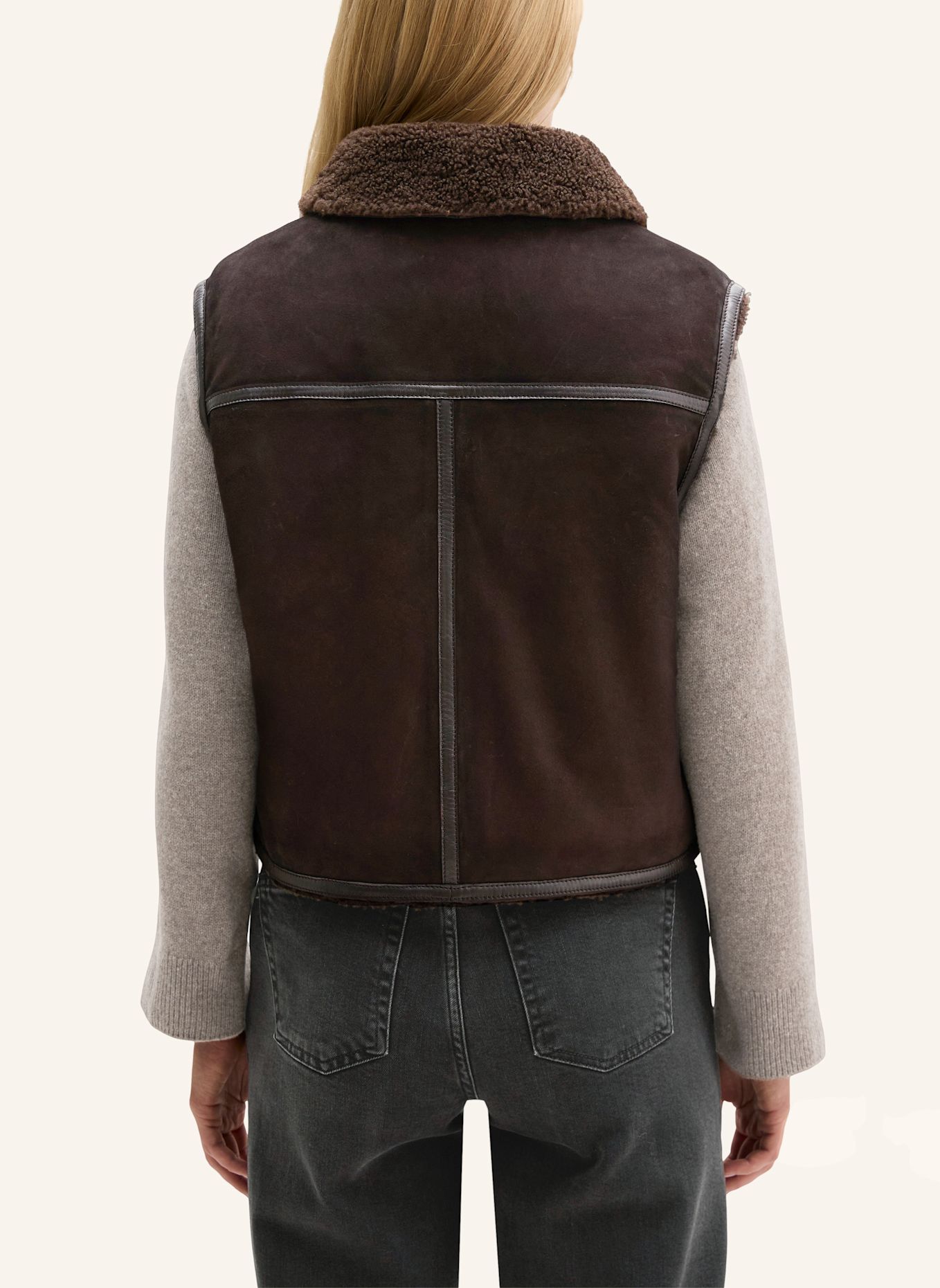 Marc O'Polo Lederweste: BRAUN