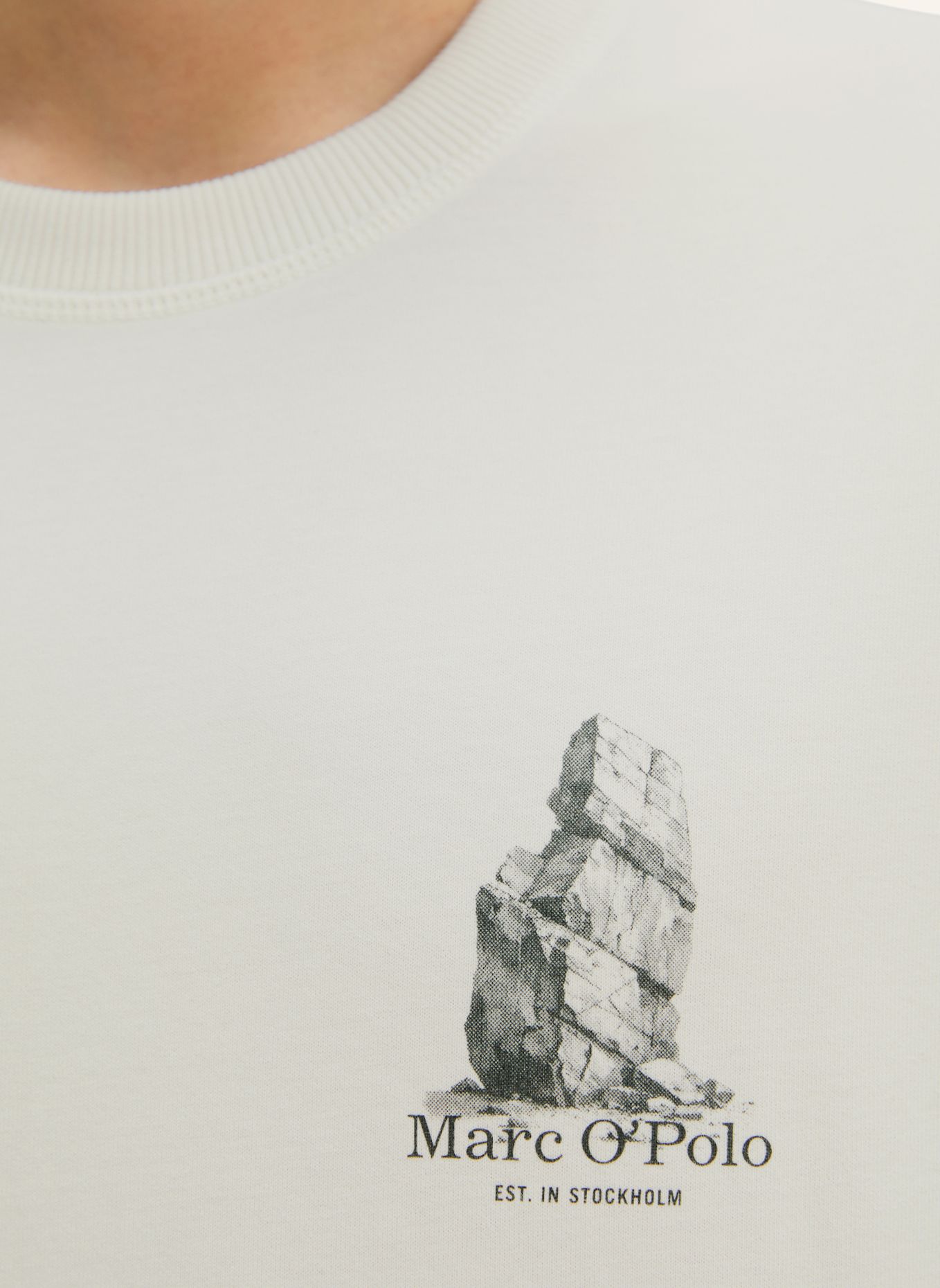 Marc O'Polo T-Shirt: WEISS
