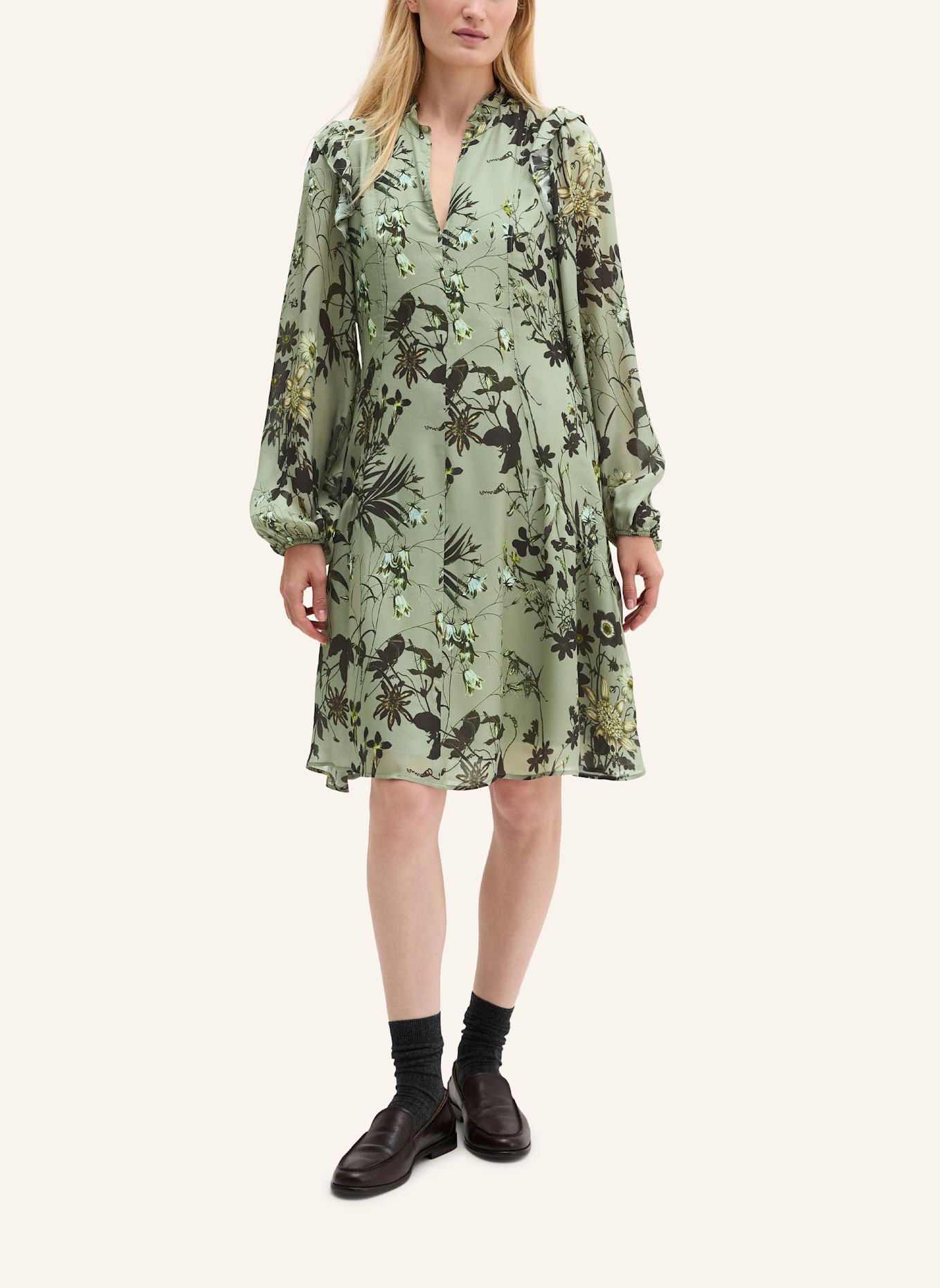 Marc O'Polo Kurzes Kleid: GRÜN