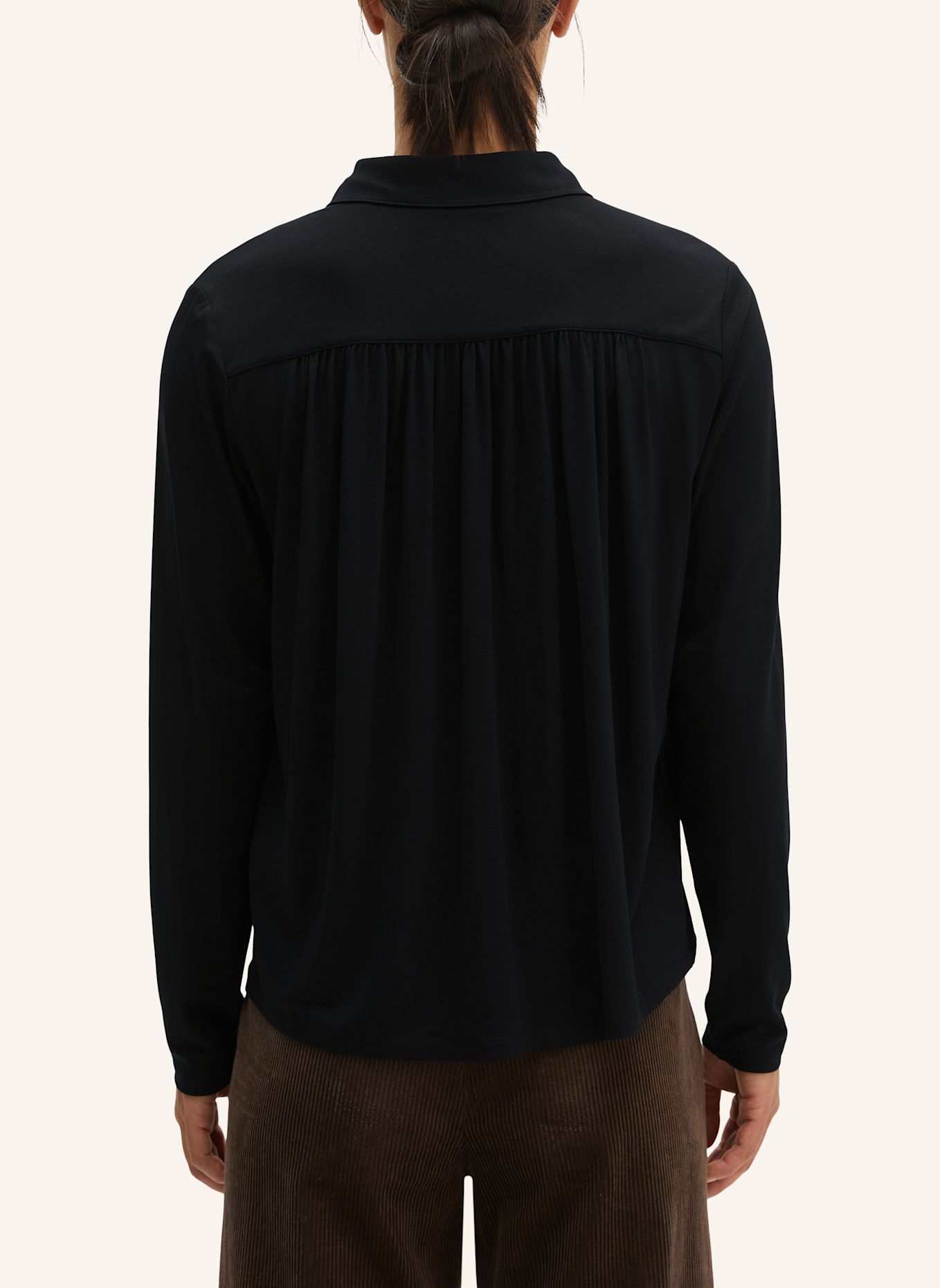 Marc O'Polo Jerseybluse: SCHWARZ