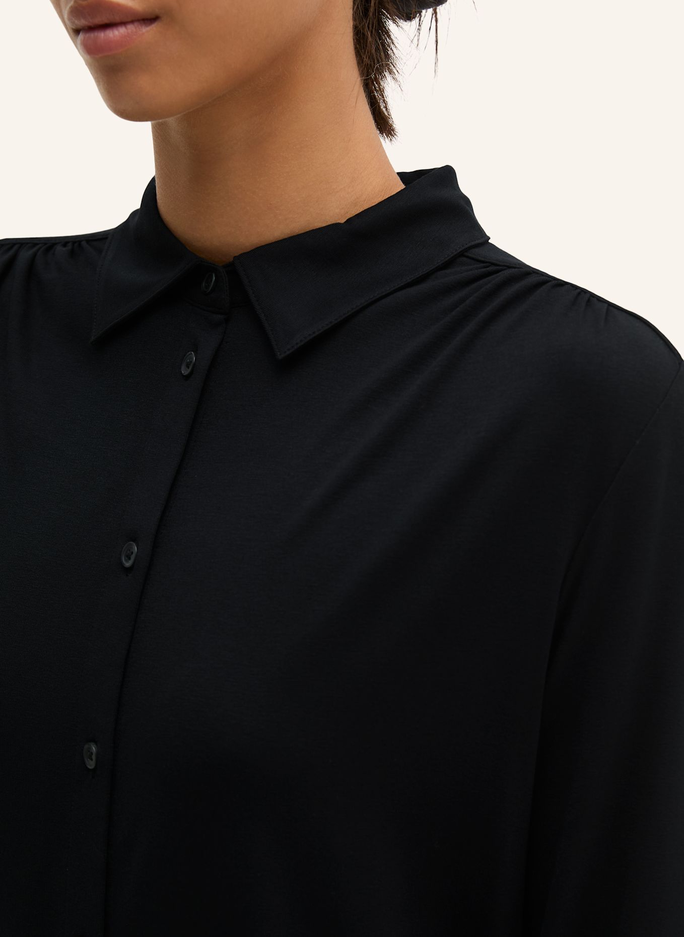 Marc O'Polo Jerseybluse: SCHWARZ