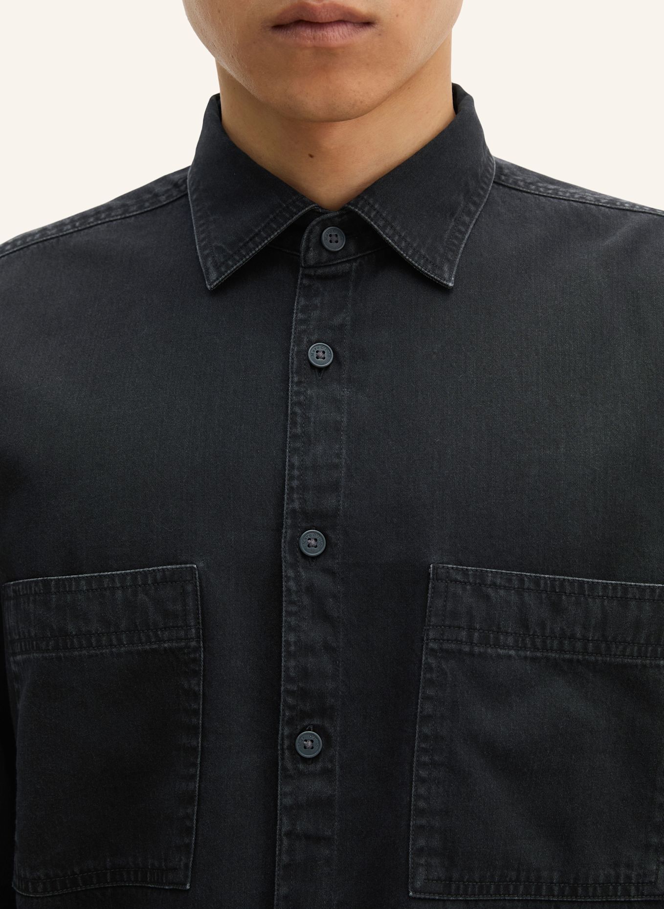 Marc O'Polo Jeanshemd: SCHWARZ