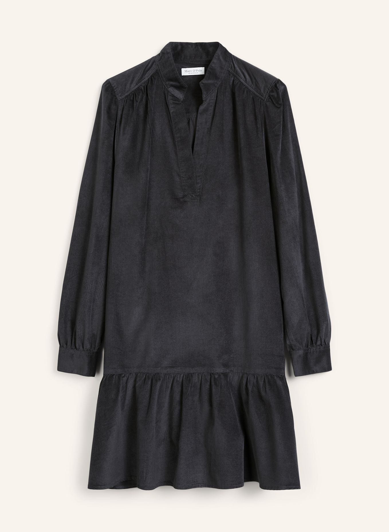 Marc O'Polo Samtkleid: GRAU