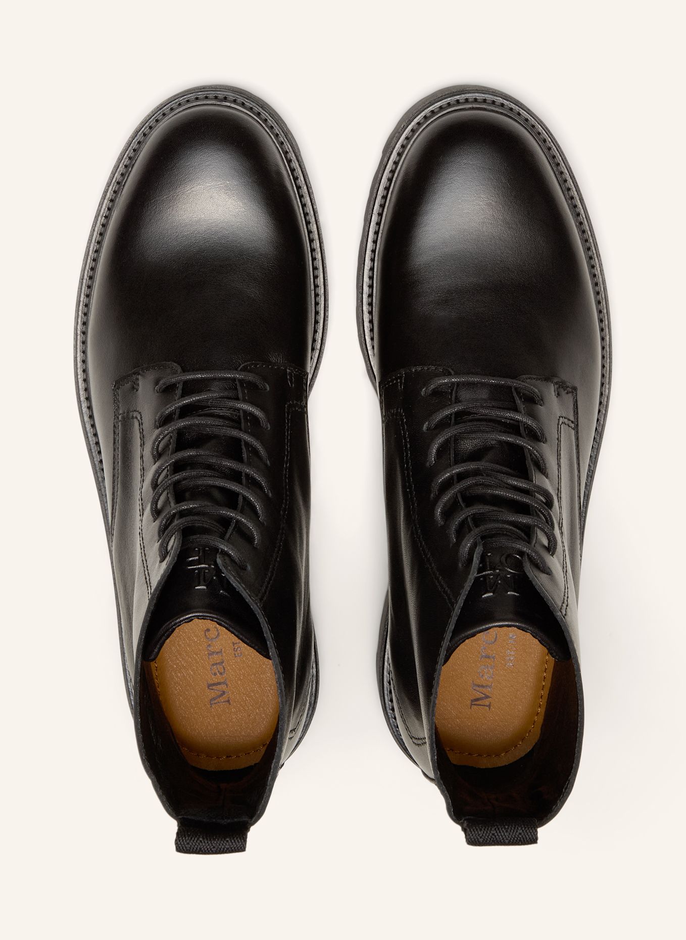 Marc O'Polo Schnürstiefel Model Phil: SCHWARZ