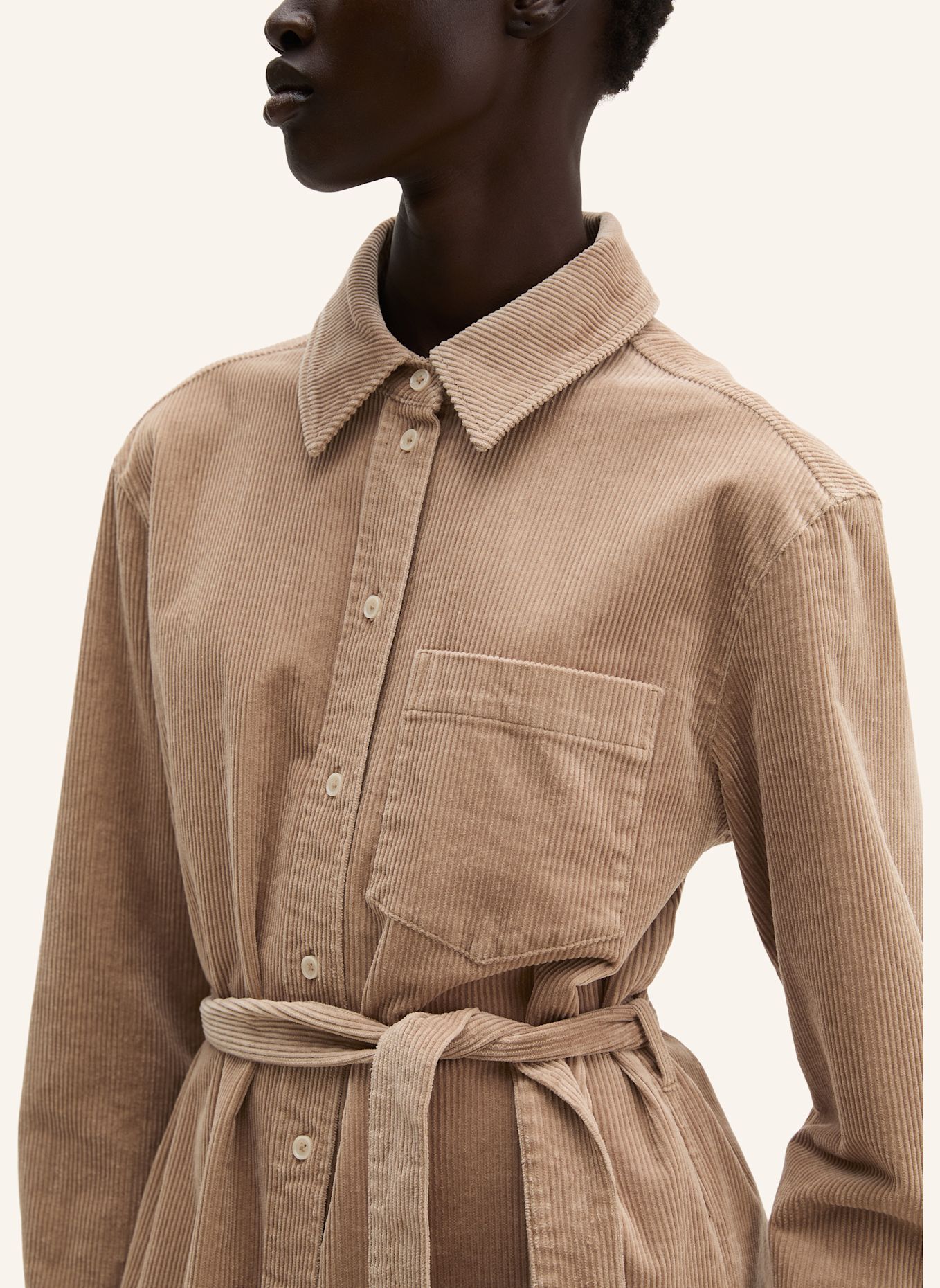 Marc O'Polo Cordbluse: BEIGE