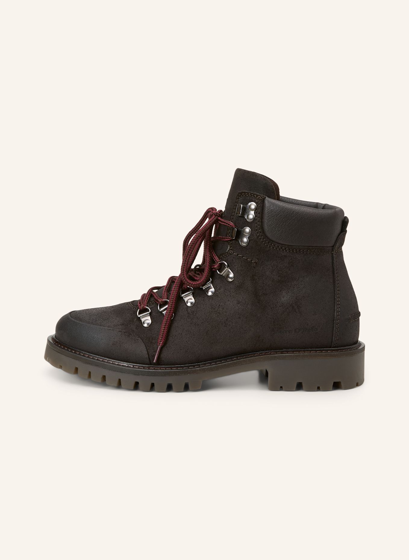 Marc O'Polo Schnürstiefel Model Armin: DUNKELBRAUN
