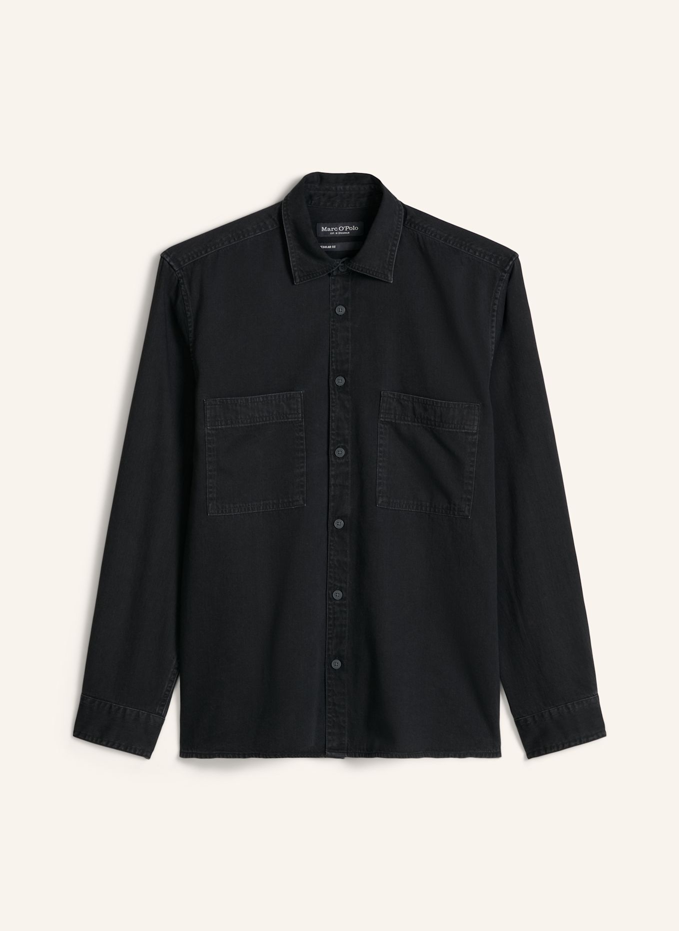 Marc O'Polo Jeanshemd: SCHWARZ