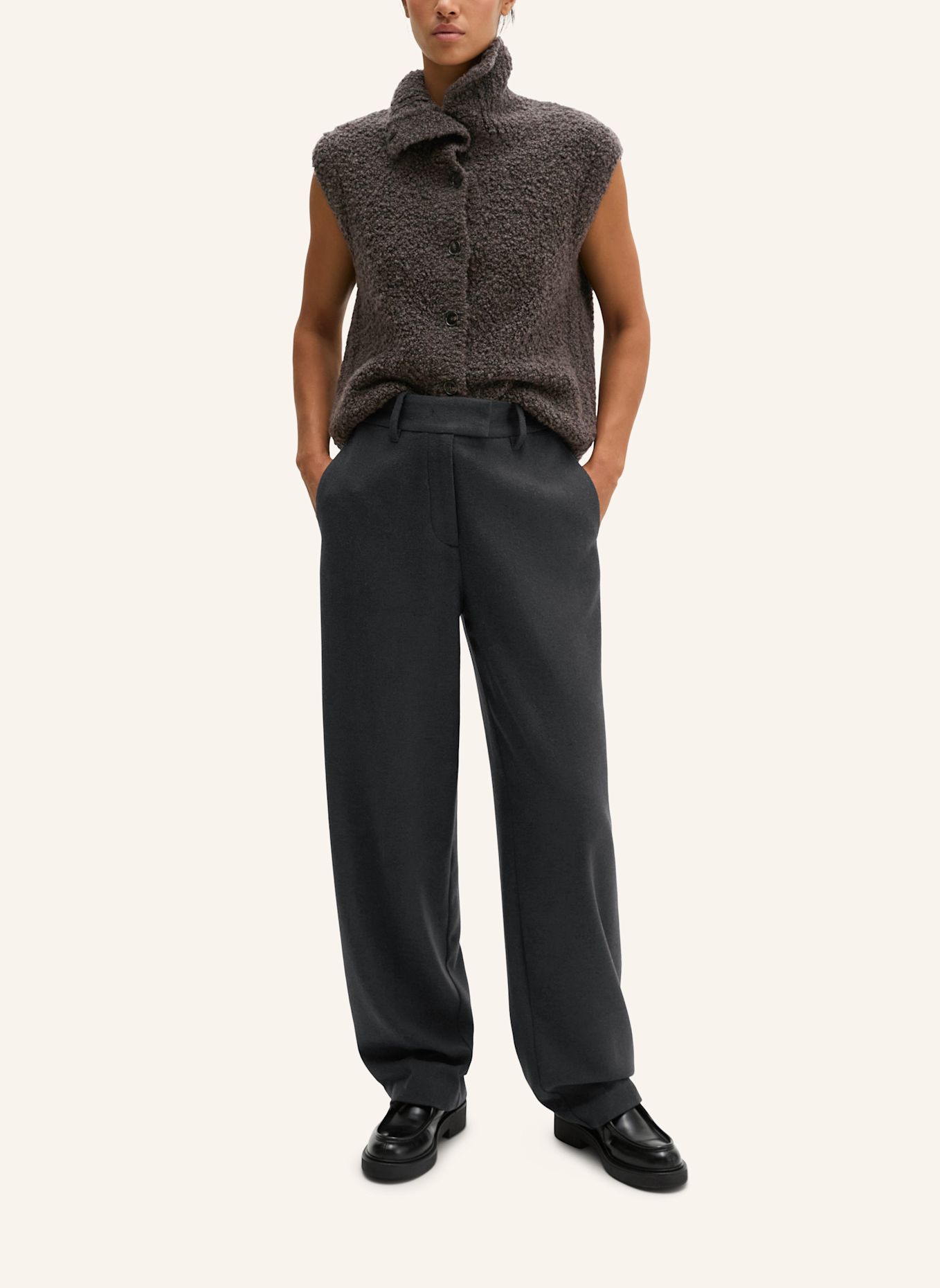 Marc O'Polo Marlenehose: GRAU