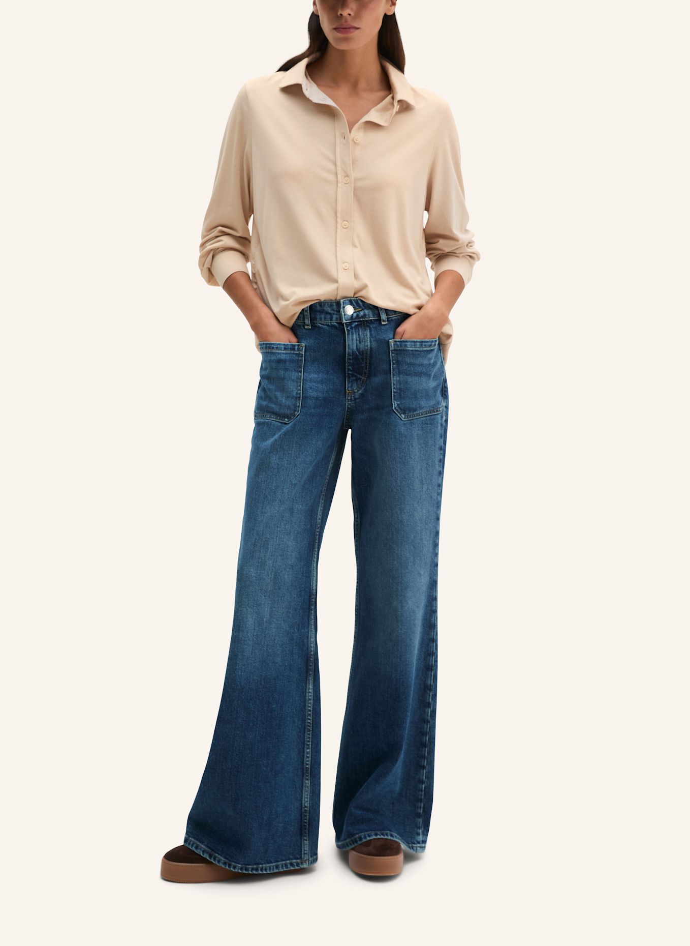 Marc O'Polo Bluse: GRAU