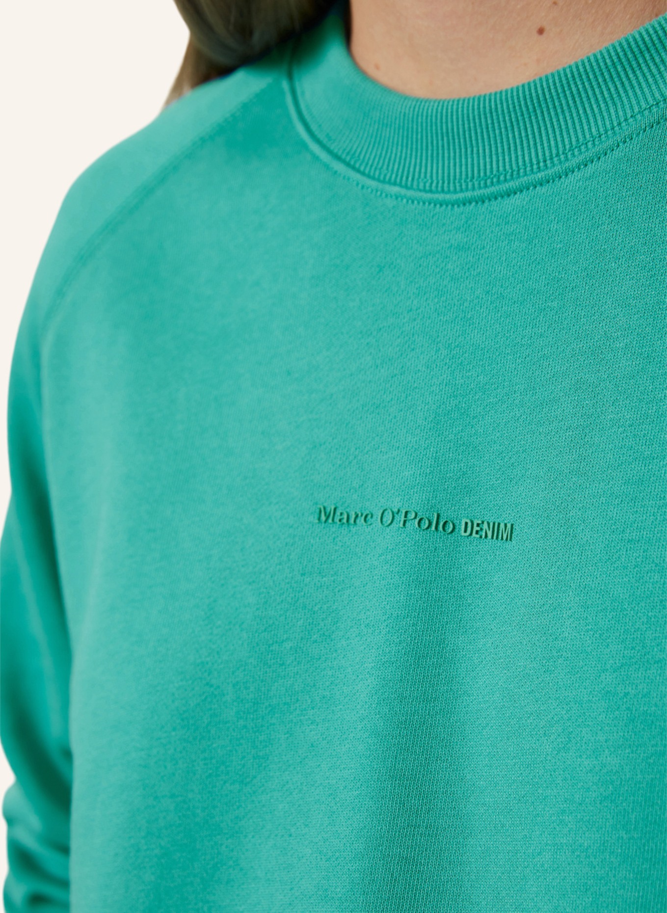 Marc O'Polo DENIM Sweatshirt, Farbe: GRÜN (Bild 3)