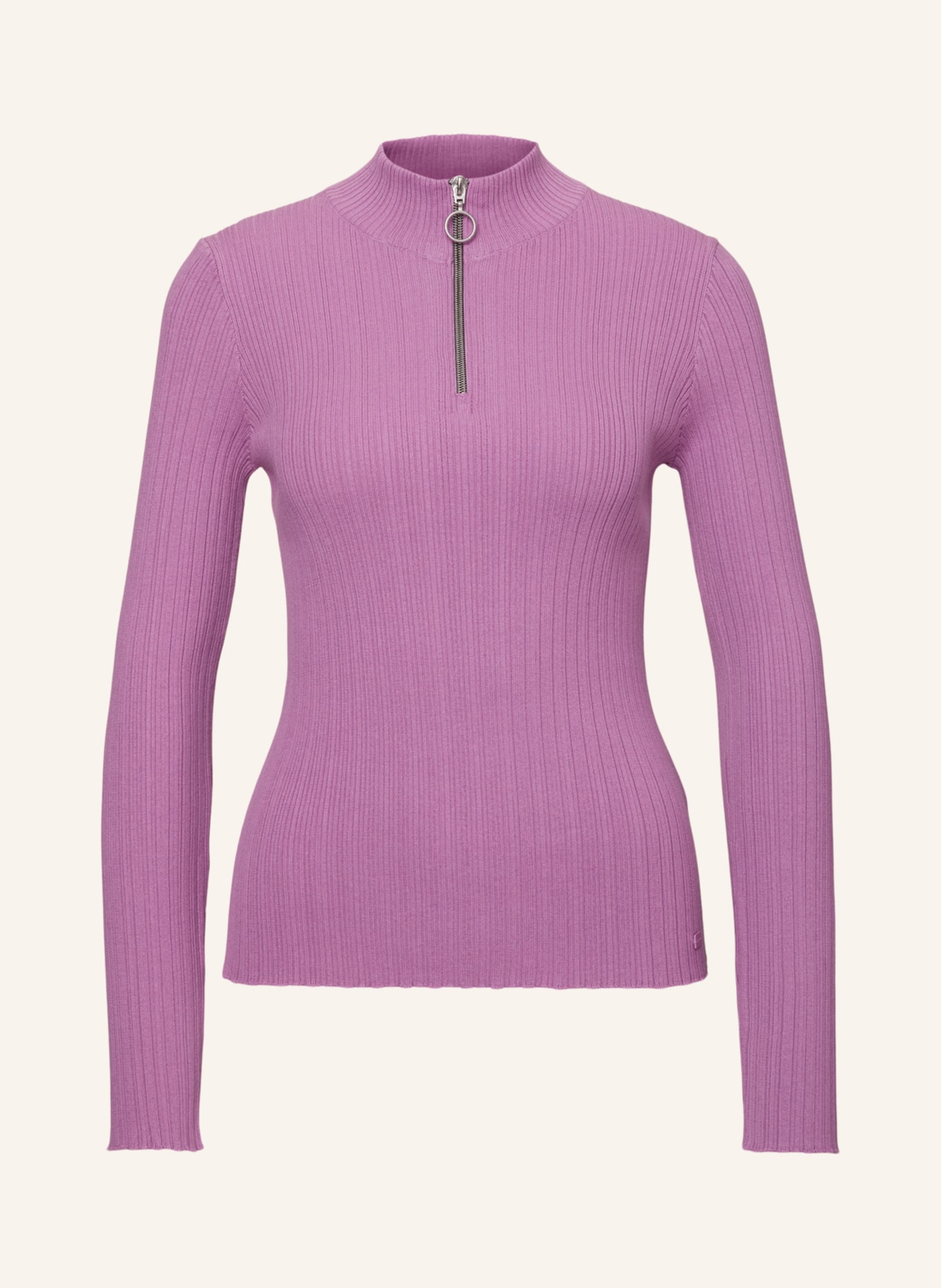Marc O'Polo DENIM Zip-Sweater, Farbe: LILA (Bild 1)