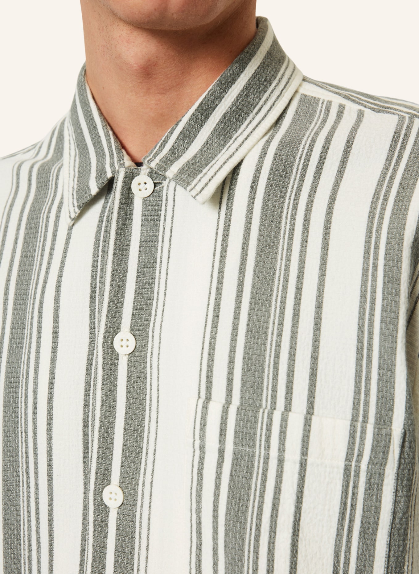 Marc O'Polo DENIM Overshirt, Farbe: WEISS (Bild 3)