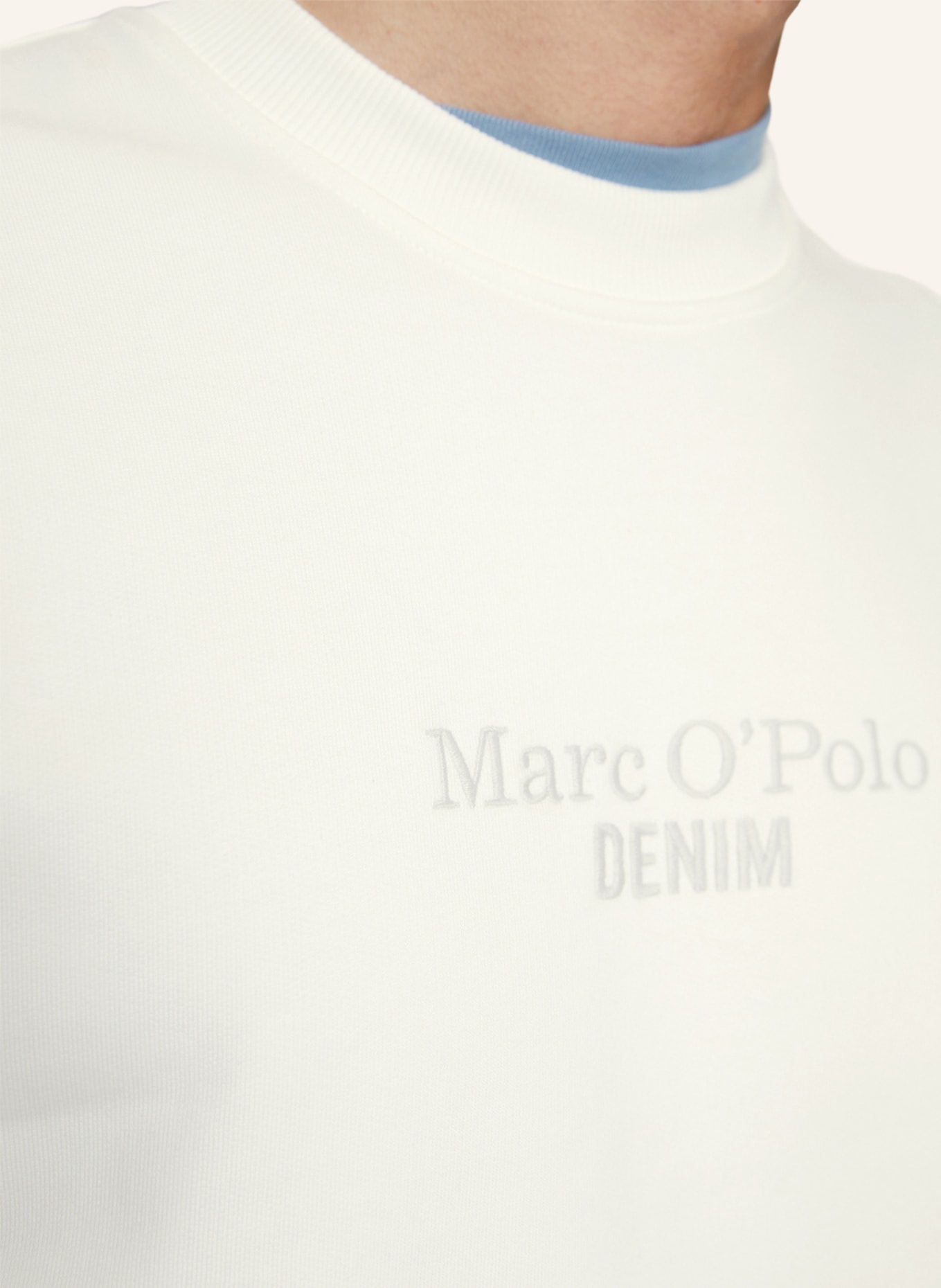 Marc O'Polo DENIM Sweatshirt, Farbe: WEISS (Bild 3)