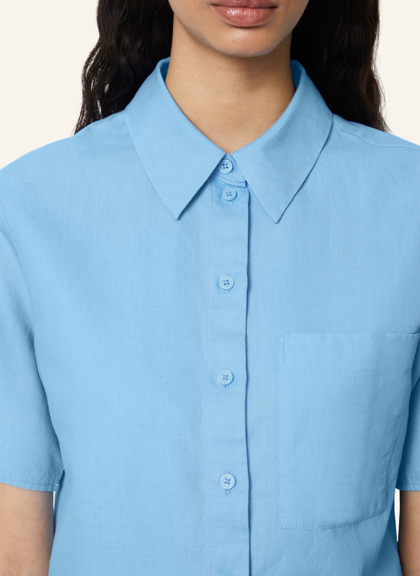 Marc O'Polo DENIM Bluse, Farbe: BLAU (Bild 3)