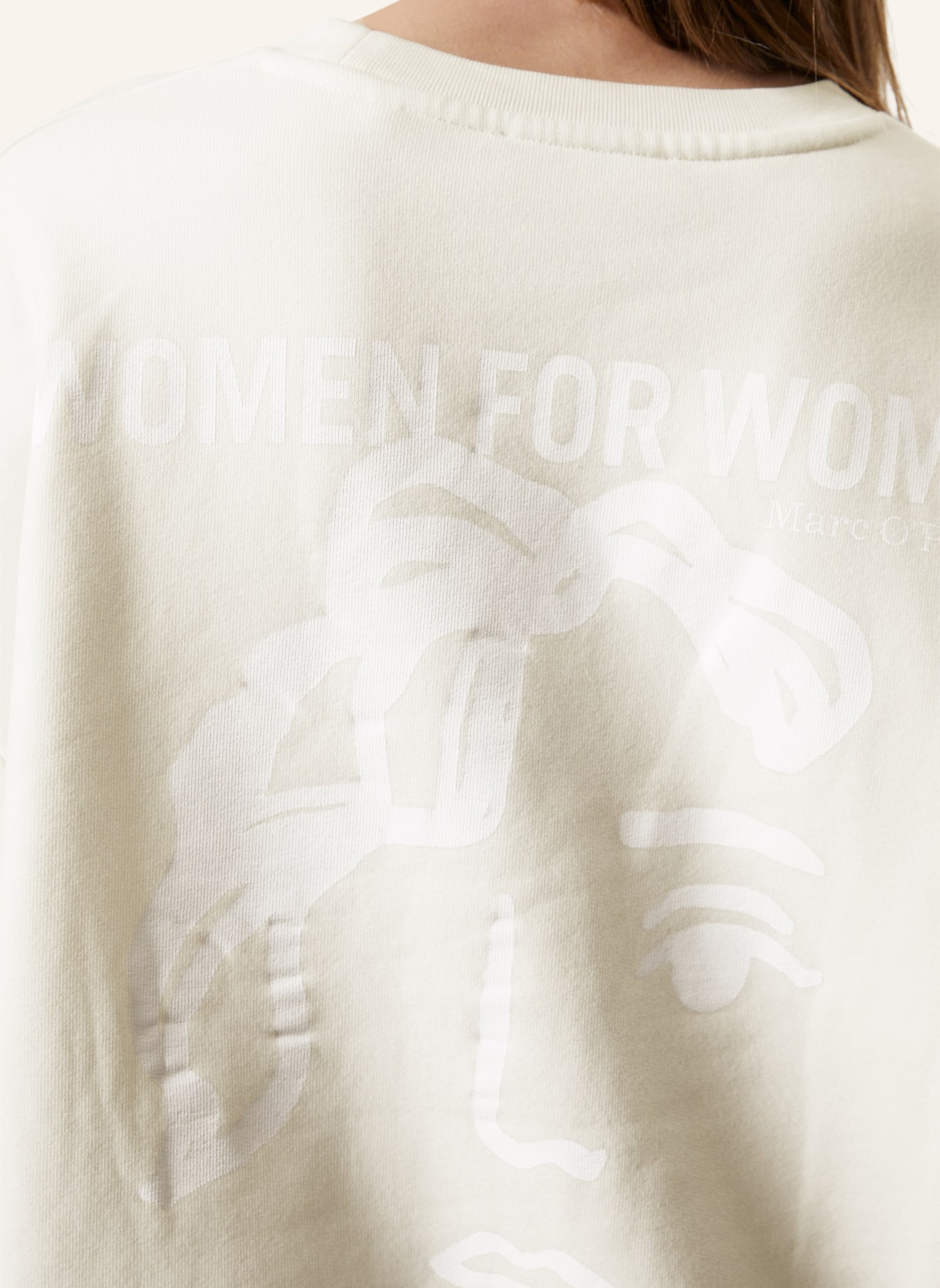 Marc O'Polo Sweatshirt Womansday, Farbe: WEISS (Bild 3)