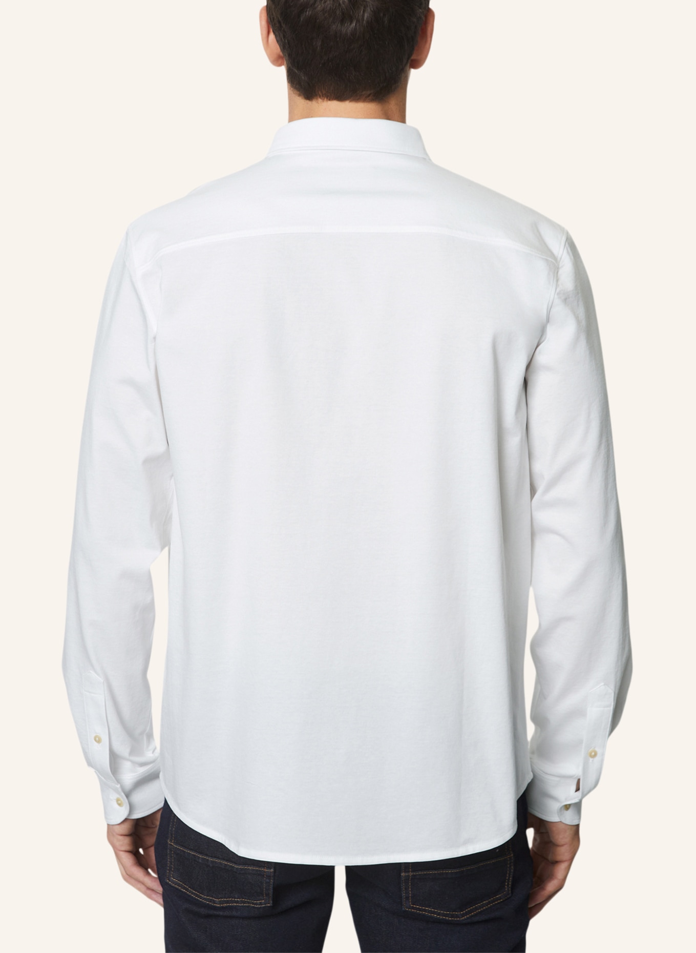 Marc O'Polo Jerseyhemd, Farbe: WEISS (Bild 2)