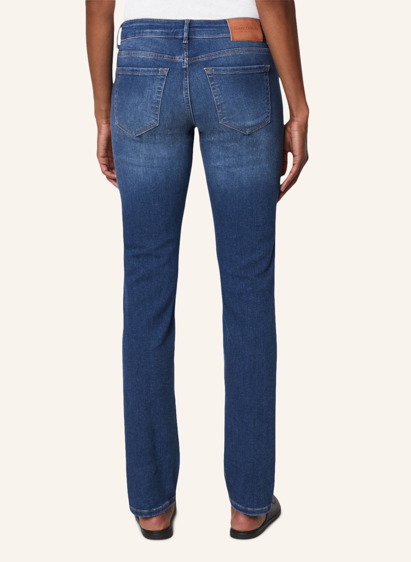 Marc O'Polo Jeans Modell ALBY straight, Farbe: DUNKELBLAU (Bild 2)