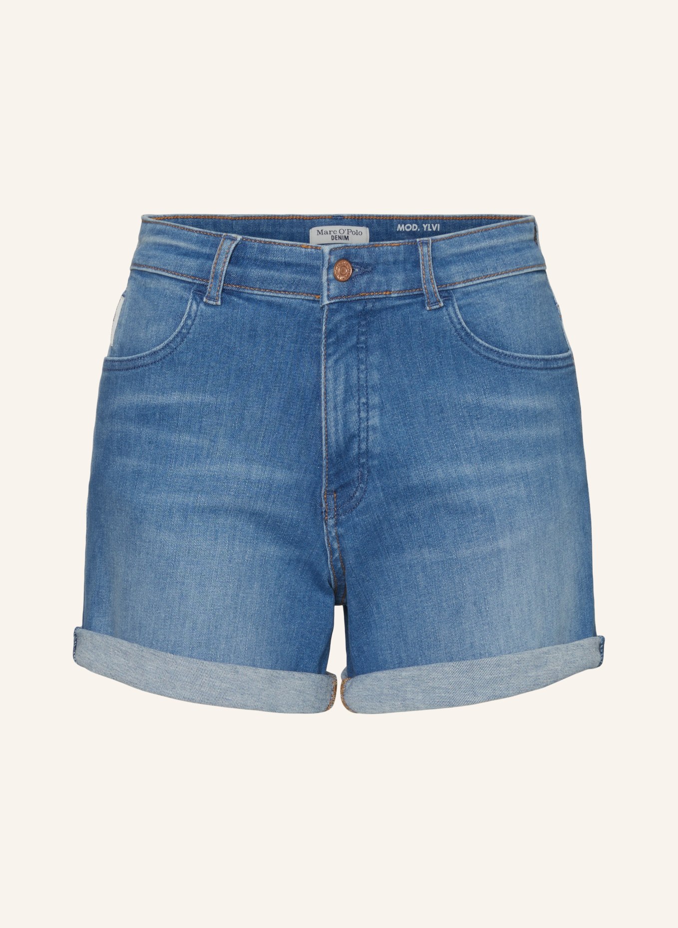 Marc O'Polo DENIM Jeansshorts, Farbe: BLAU (Bild 1)