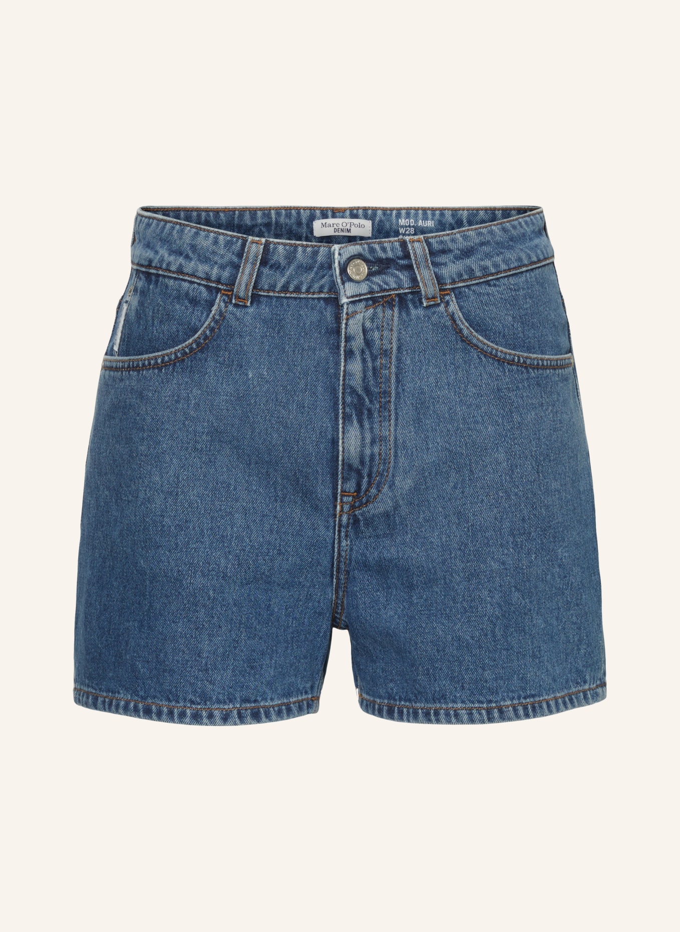 Marc O'Polo DENIM Jeanshorts, Farbe: BLAU (Bild 1)