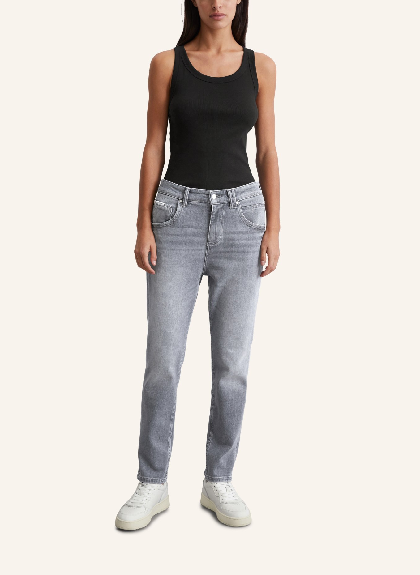 Marc O'Polo DENIM Boyfriend-Jeans, Farbe: GRAU (Bild 4)