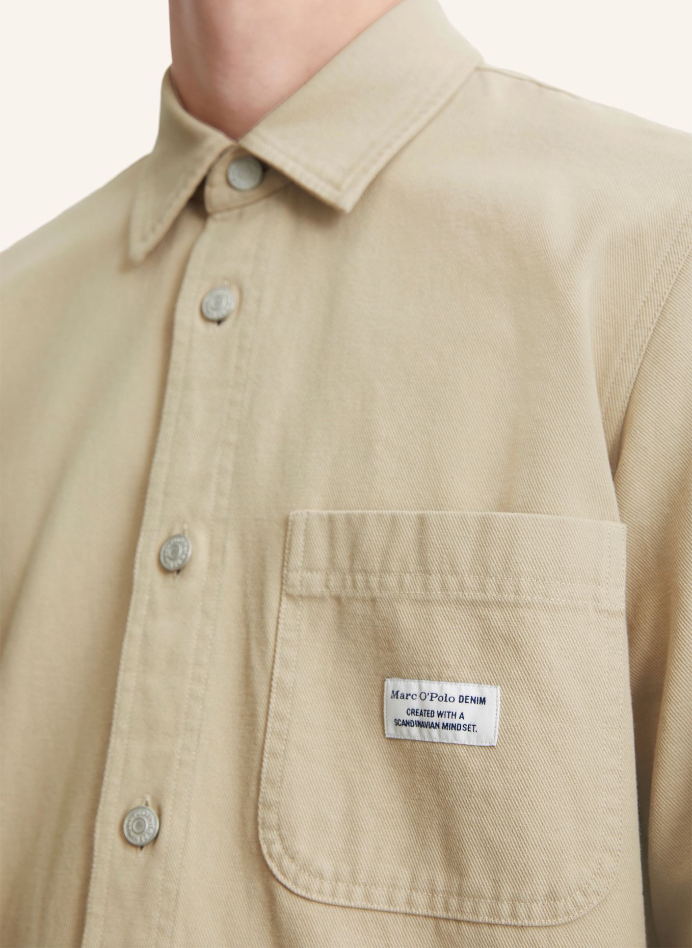 Marc O'Polo DENIM Overshirt, Farbe: BEIGE (Bild 3)