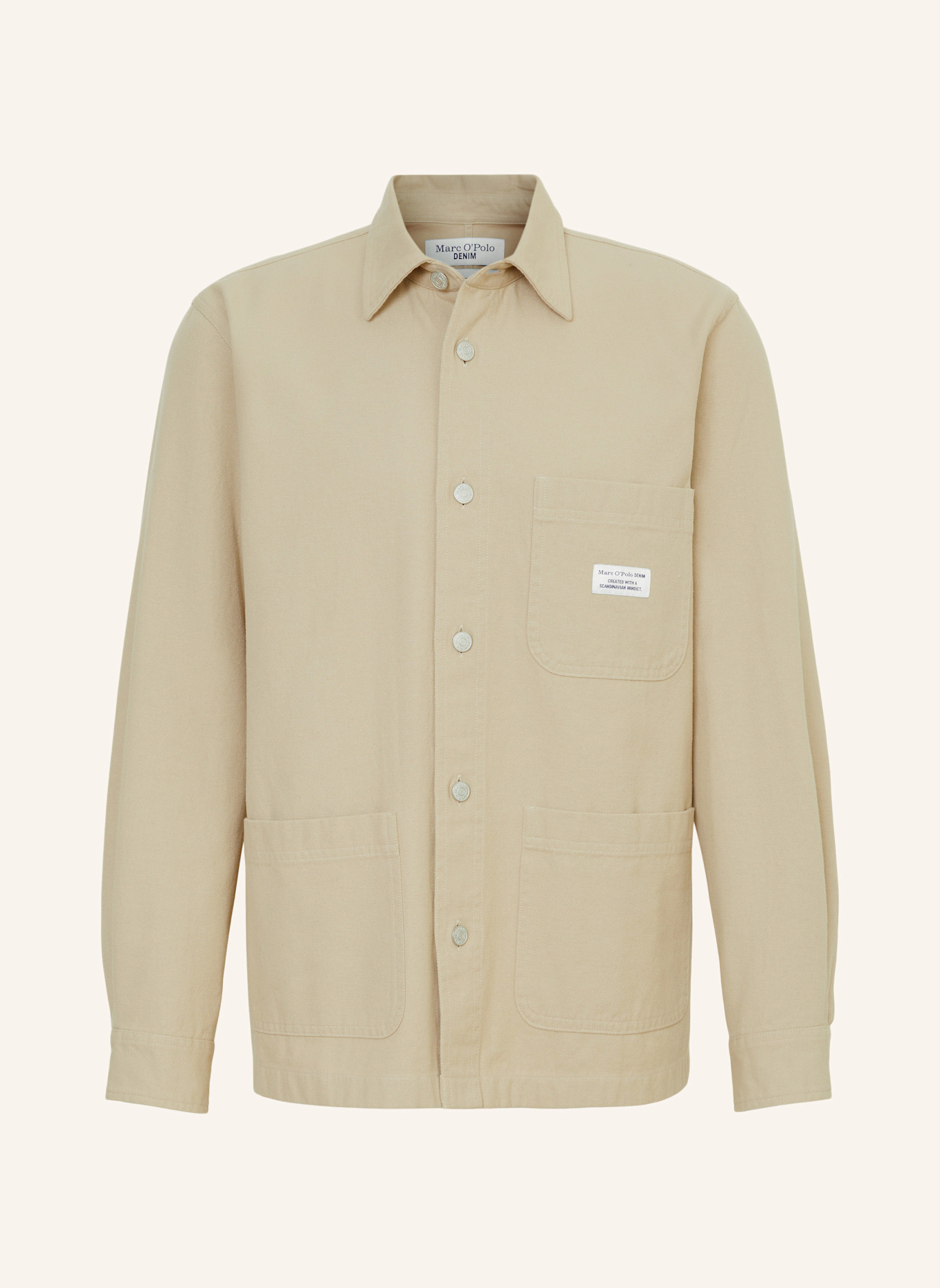 Marc O'Polo DENIM Overshirt, Farbe: BEIGE (Bild 1)